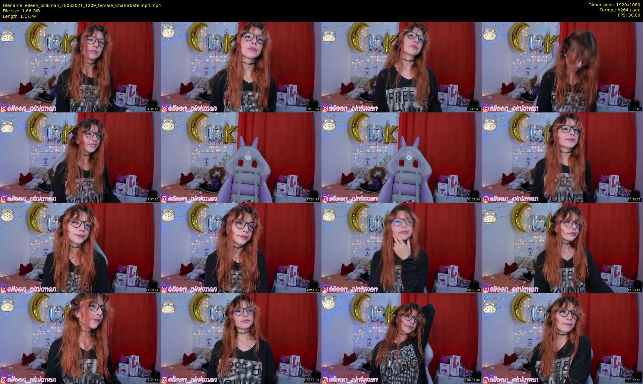 eileen_pinkman — 78 minute Chaturbate female cam show recording, 1080p, Jun 28, 2021