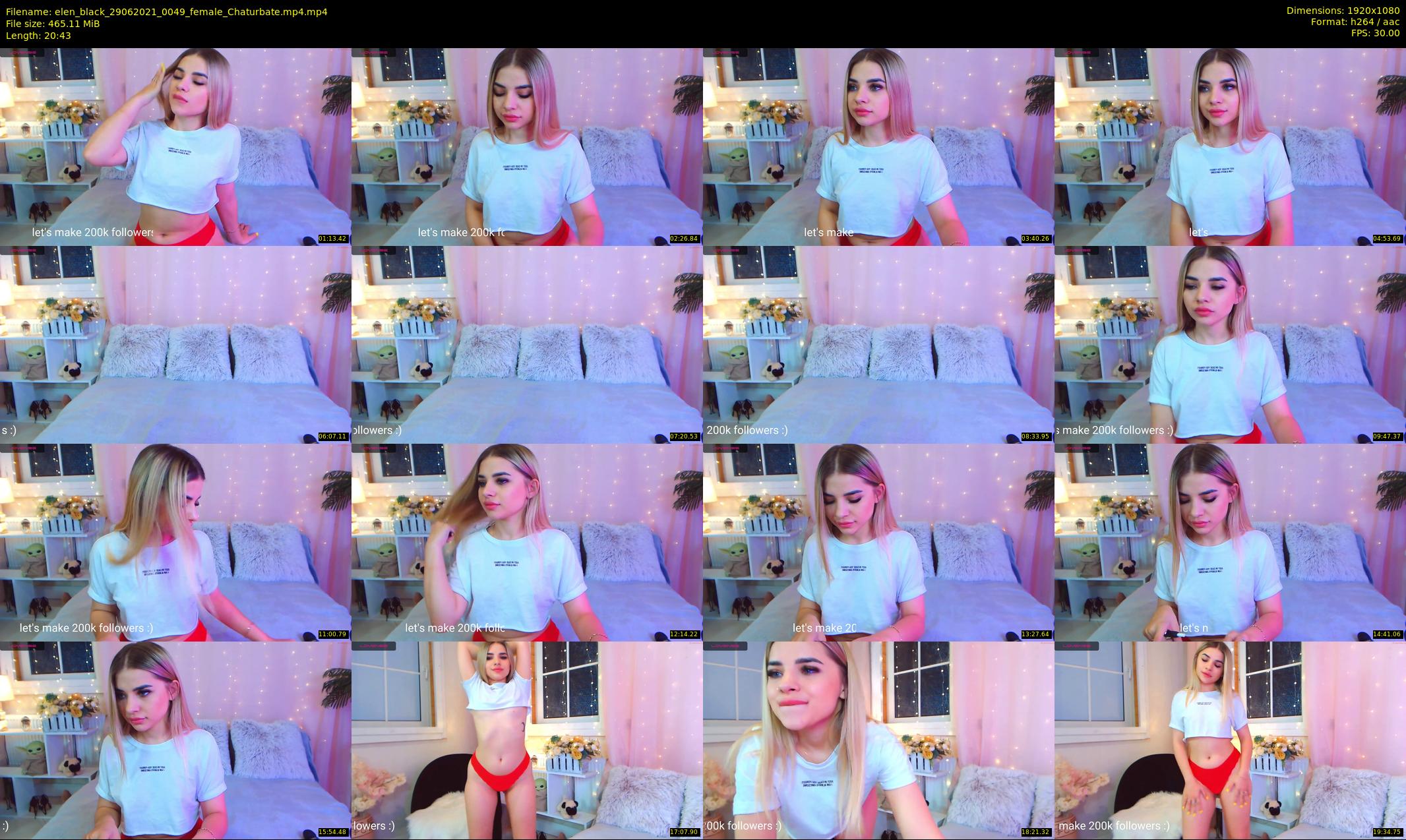 elen_black — 21 minute Chaturbate female cam show recording, 1080p, Jun 29, 2021