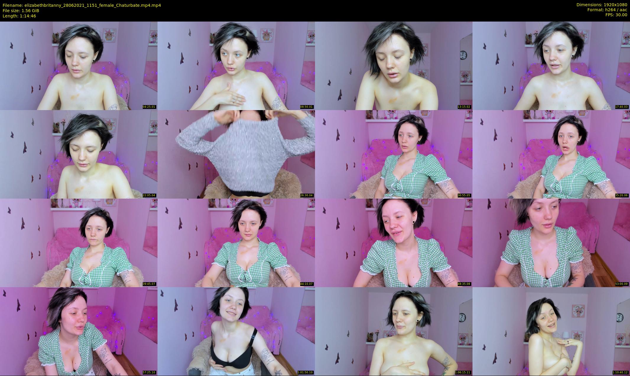 elizabethbritanny — 75 minute Chaturbate female cam show recording, 1080p, Jun 28, 2021