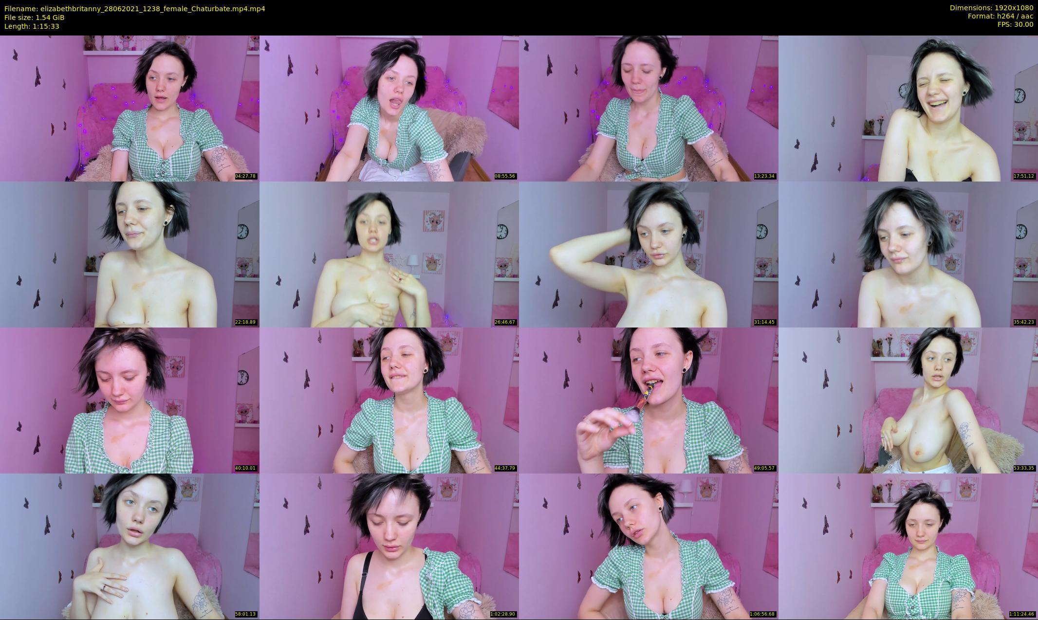 elizabethbritanny — 76 minute Chaturbate female cam show recording, 1080p, Jun 28, 2021