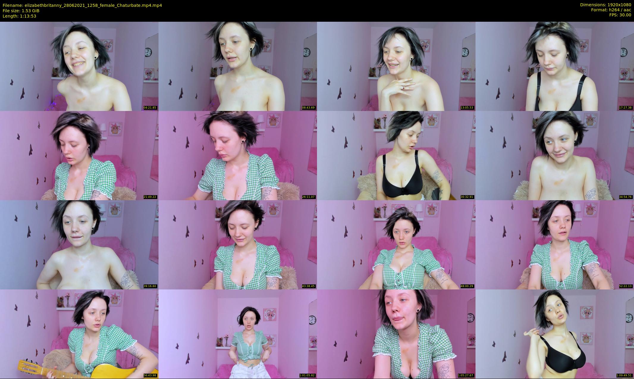 elizabethbritanny — 74 minute Chaturbate female cam show recording, 1080p, Jun 28, 2021