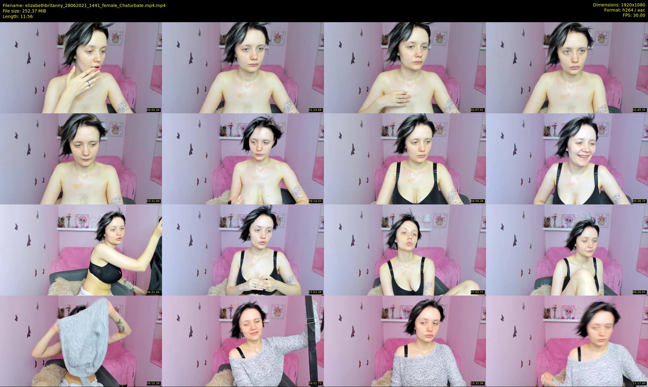 elizabethbritanny — 12 minute Chaturbate female cam show recording, 1080p, Jun 28, 2021