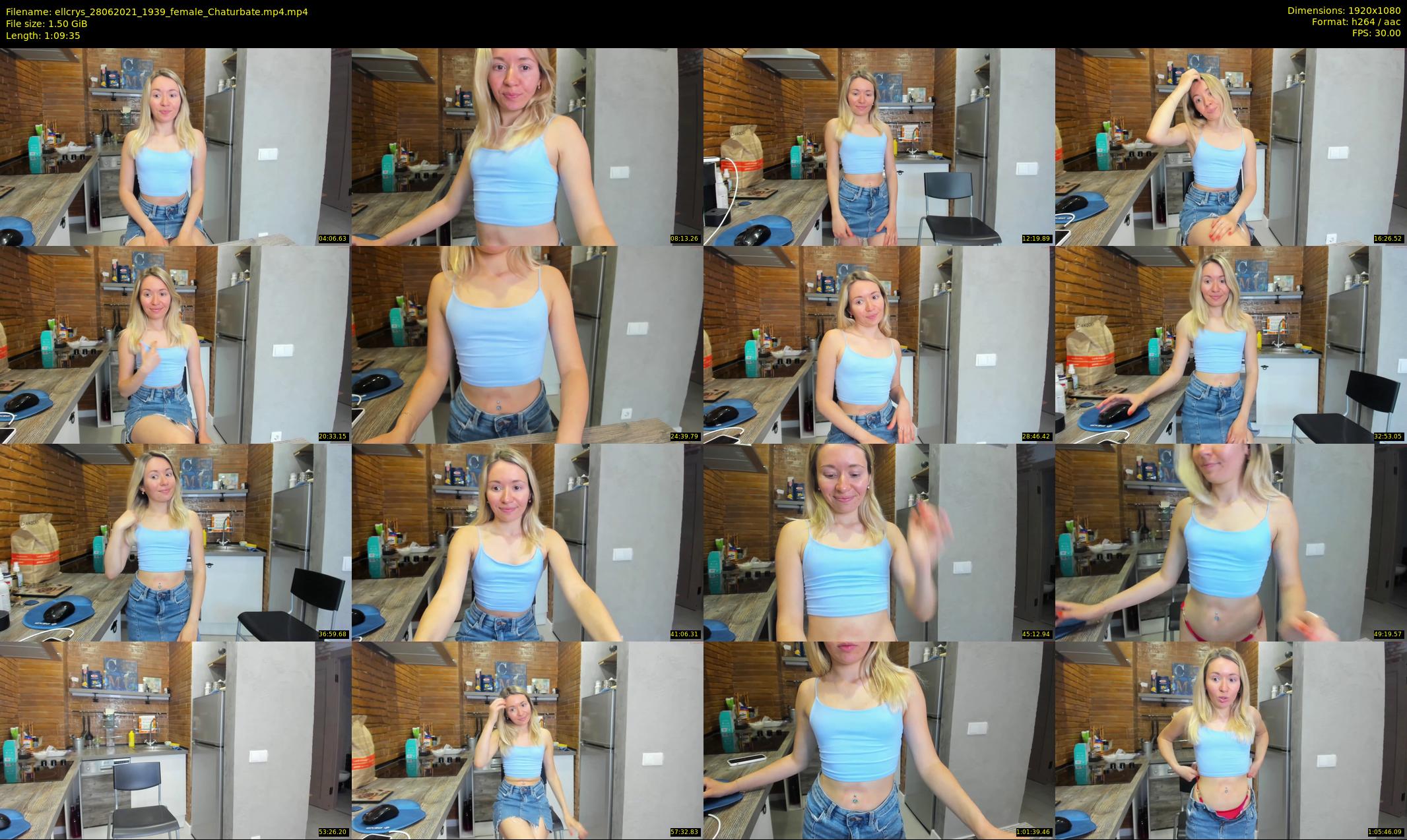 ellcrys — 70 minute Chaturbate couple cam show recording, 1080p, Jun 28, 2021
