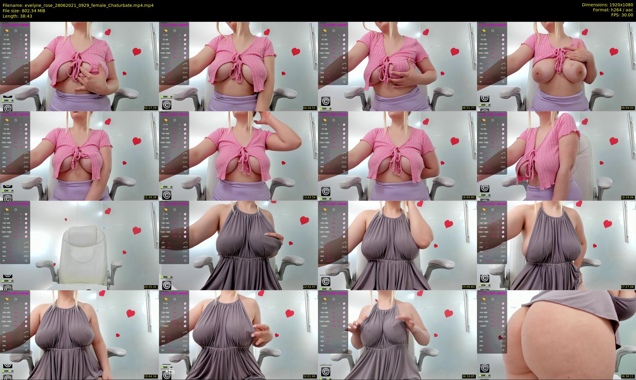 evelyne_rose — 39 minute Chaturbate female cam show recording, 1080p, Jun 28, 2021