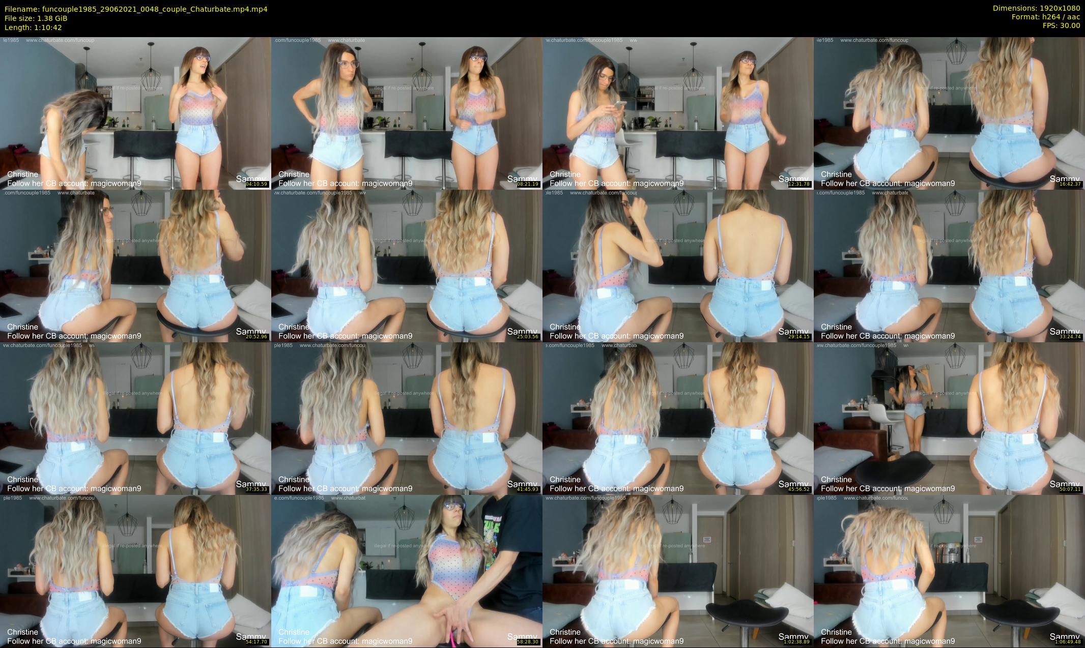 funcouple1985 — 71 minute Chaturbate couple cam show recording, 1080p, Jun 29, 2021