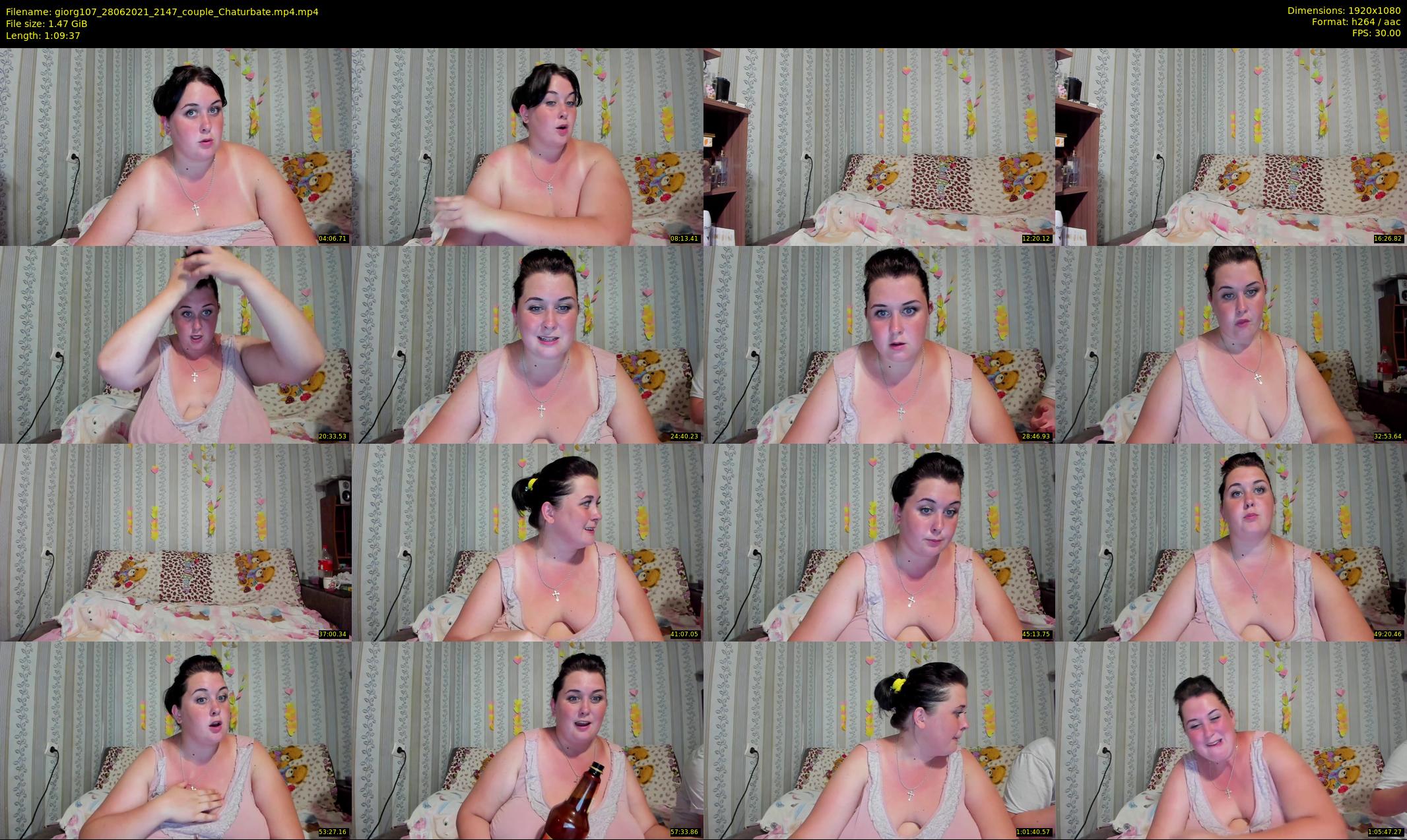 giorg107 — 70 minute Chaturbate couple cam show recording, 1080p, Jun 28, 2021