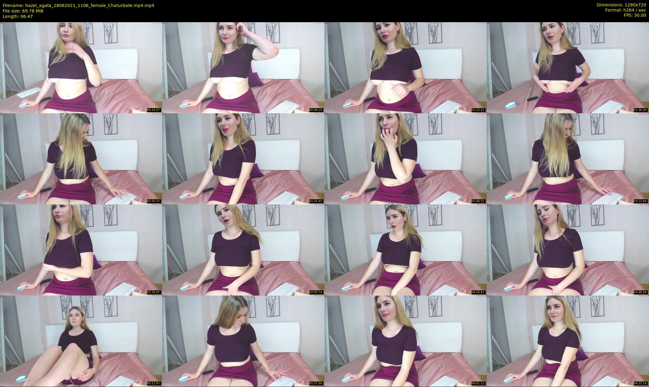hazel_agata — 7 minute Chaturbate female cam show recording, 720p, Jun 28, 2021