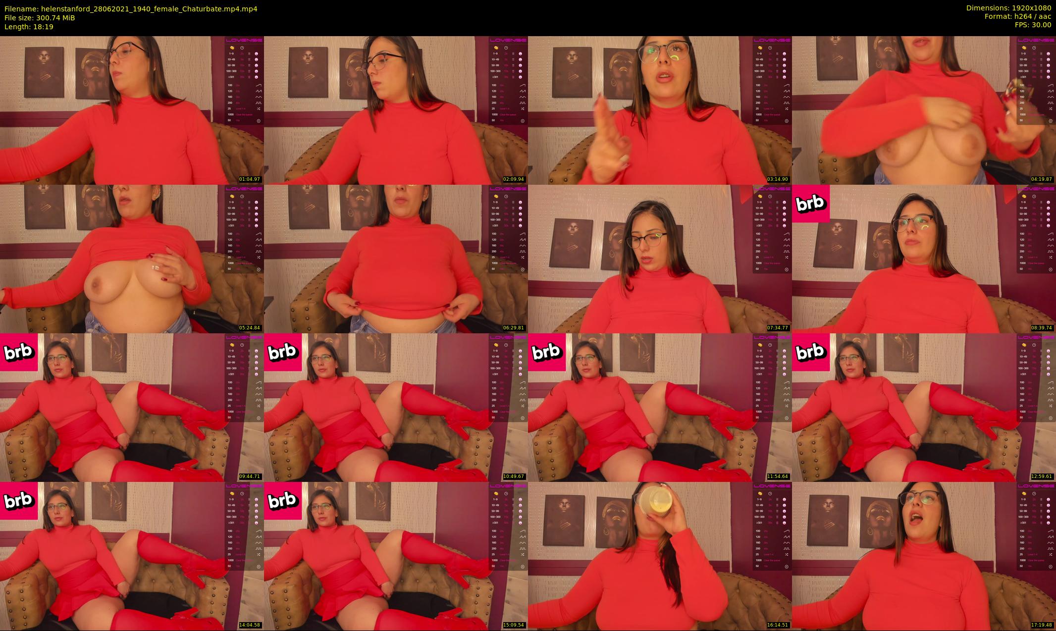 helenstanford — 19 minute Chaturbate female cam show recording, 1080p, Jun 28, 2021