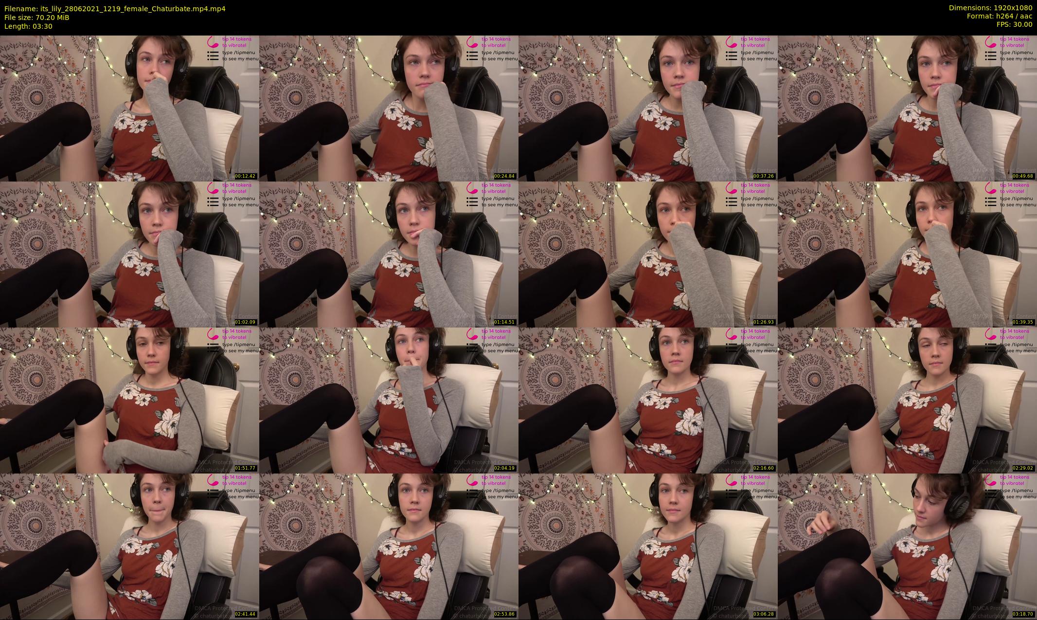its_lily — 4 minute Chaturbate female cam show recording, 1080p, Jun 28, 2021