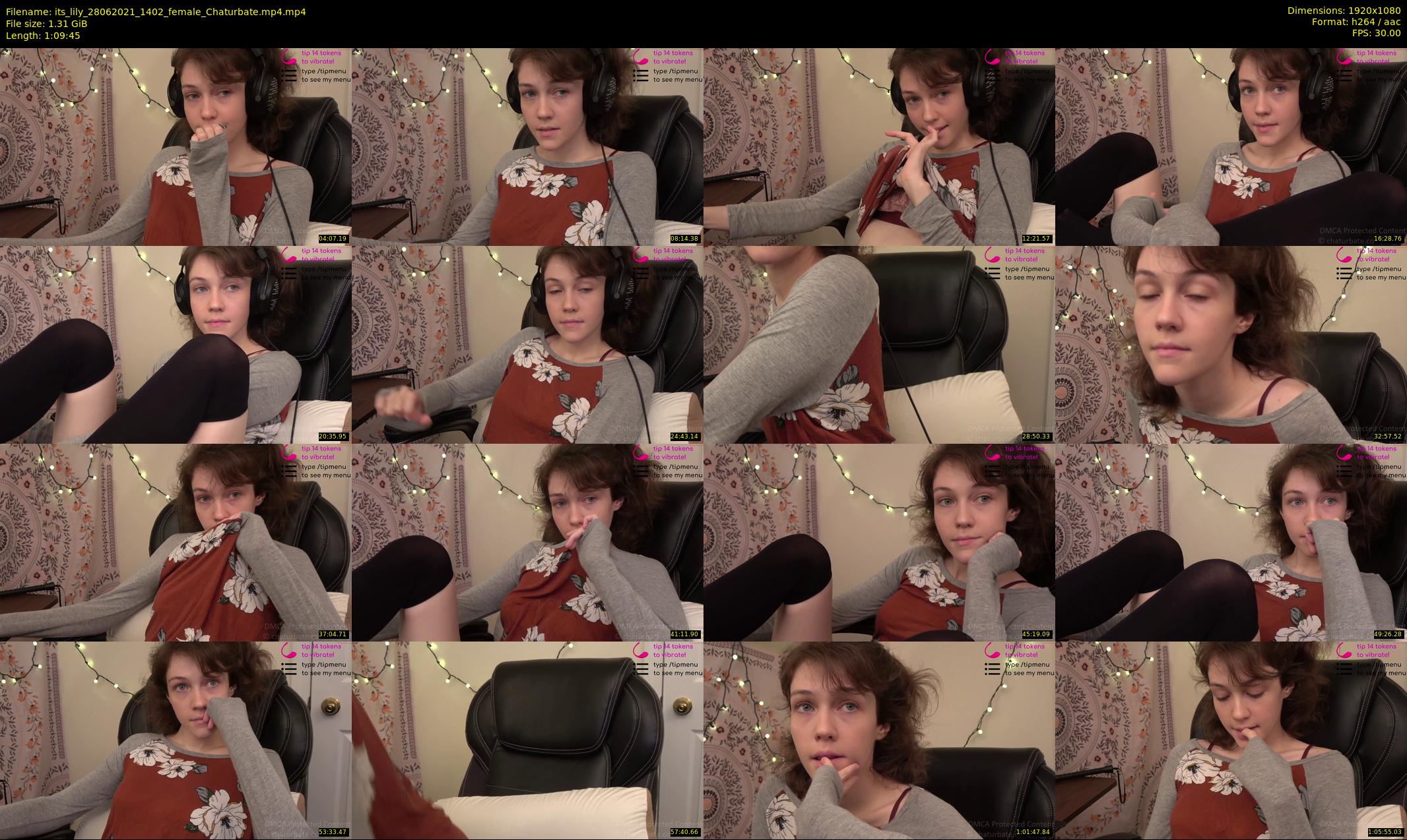 its_lily — 70 minute Chaturbate female cam show recording, 1080p, Jun 28, 2021