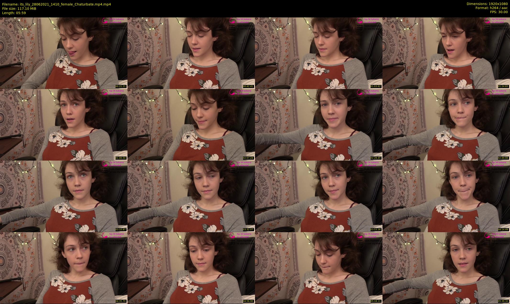 its_lily — 6 minute Chaturbate female cam show recording, 1080p, Jun 28, 2021