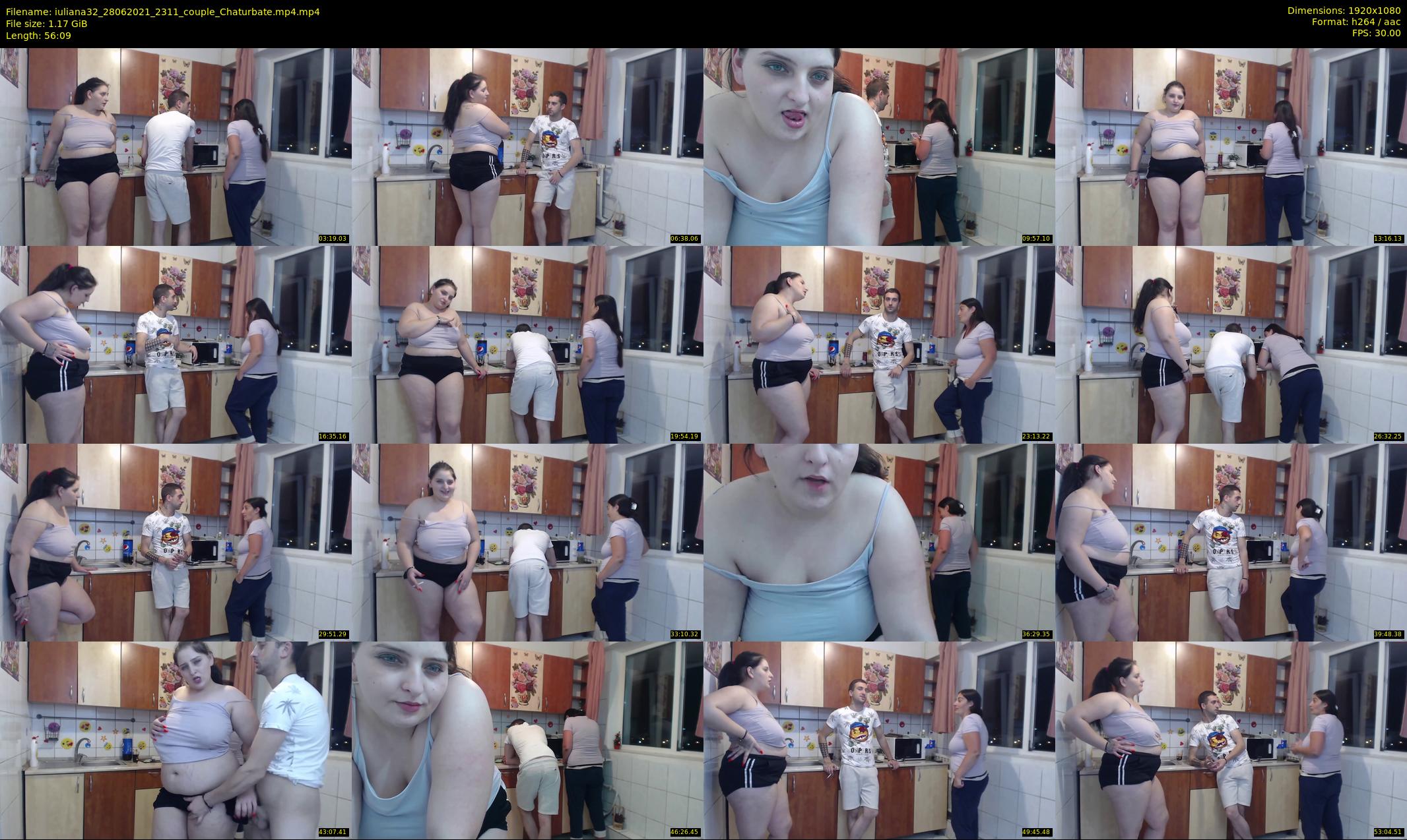 iuliana32 — 57 minute Chaturbate couple cam show recording, 1080p, Jun 28, 2021