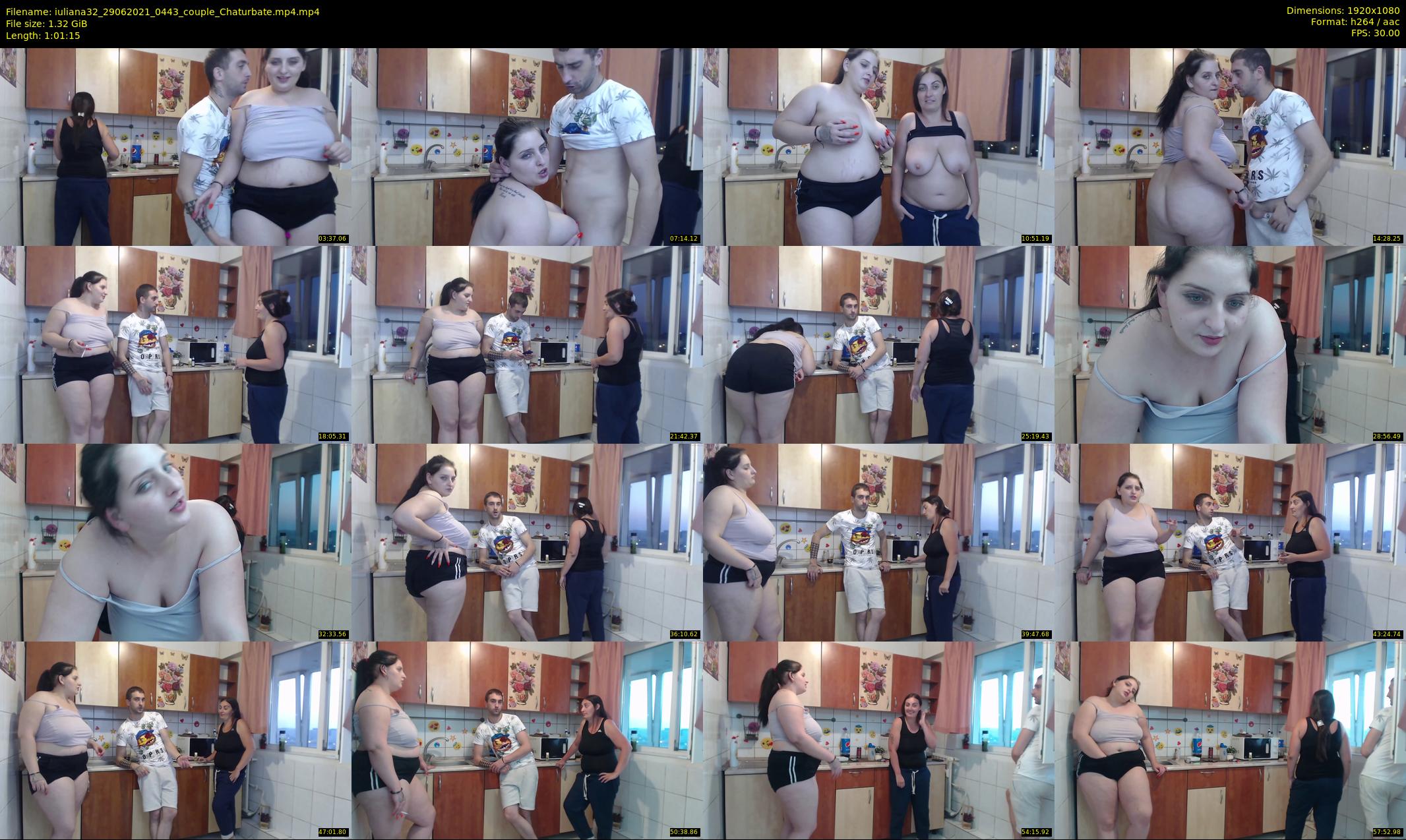 iuliana32 — 62 minute Chaturbate couple cam show recording, 1080p, Jun 29, 2021