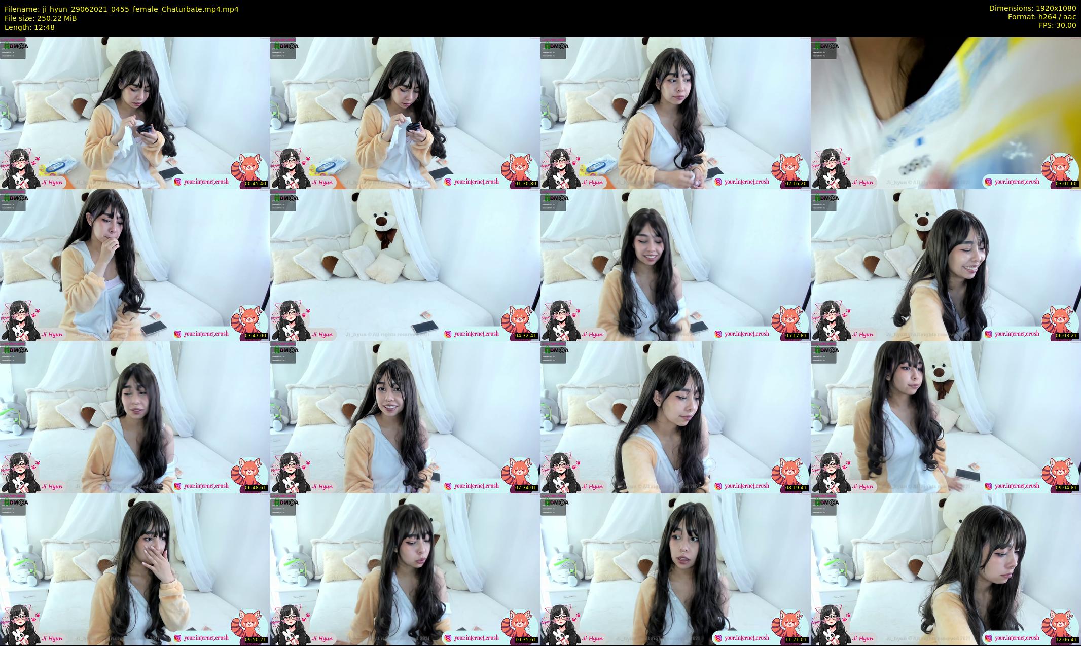 ji_hyun — 13 minute Chaturbate female cam show recording, 1080p, Jun 29, 2021