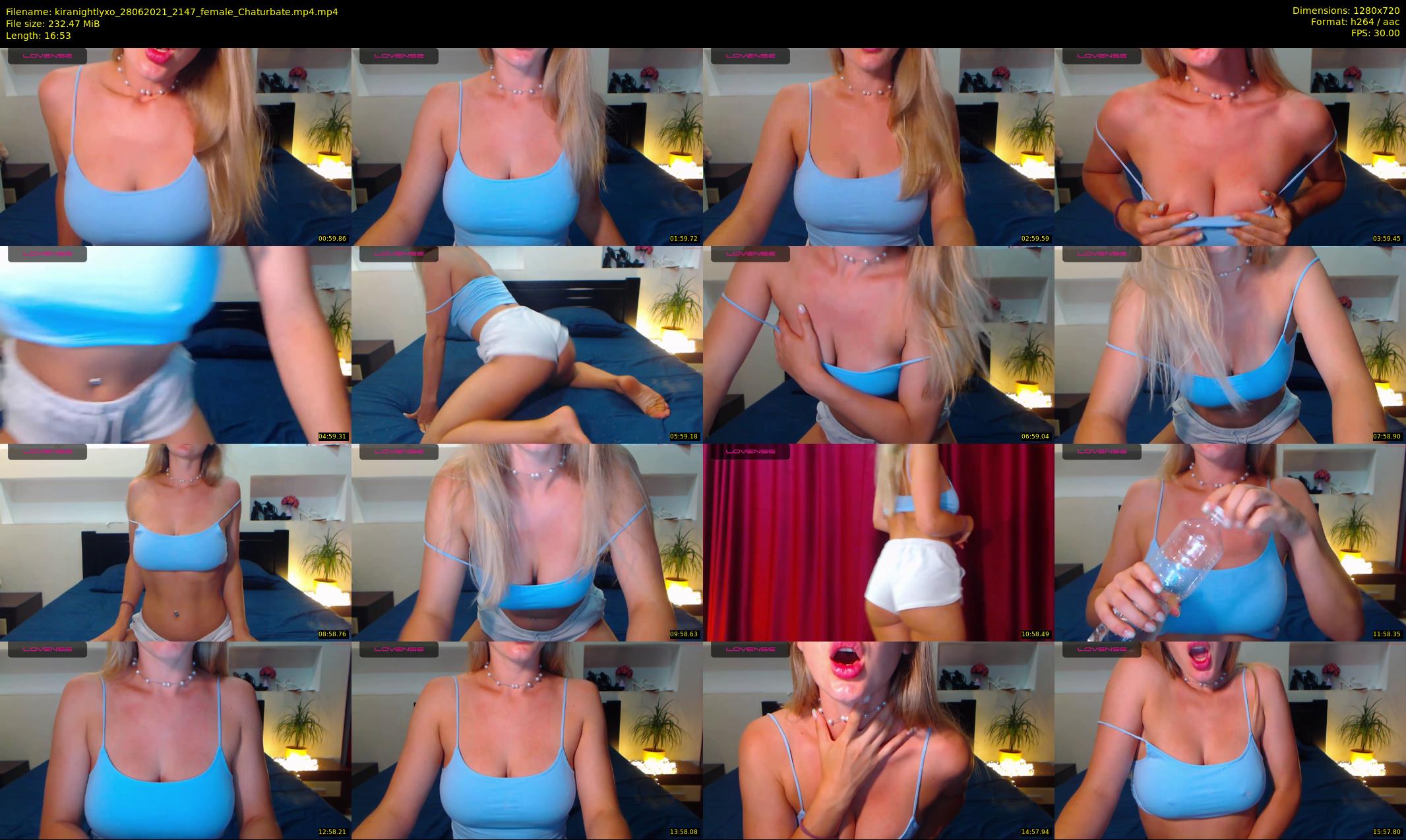 kiranightlyxo — 17 minute Chaturbate female cam show recording, 720p, Jun 28, 2021