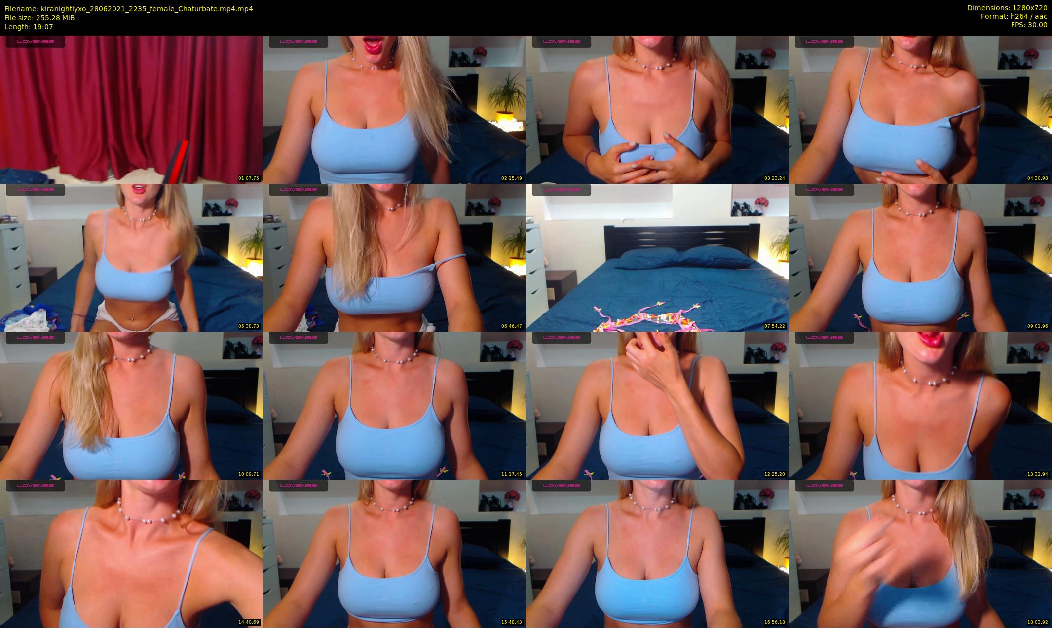 kiranightlyxo — 20 minute Chaturbate female cam show recording, 720p, Jun 28, 2021