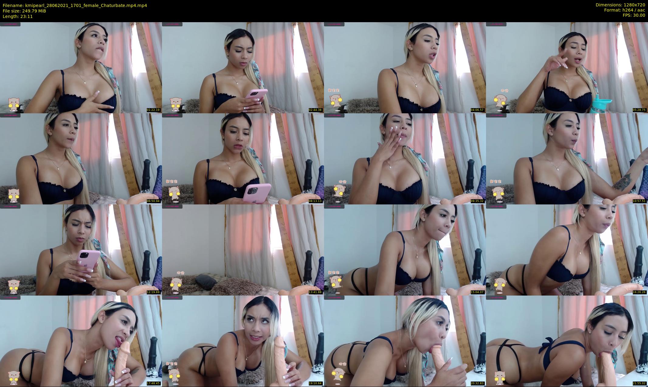 kmipearl — 24 minute Chaturbate female cam show recording, 720p, Jun 28, 2021