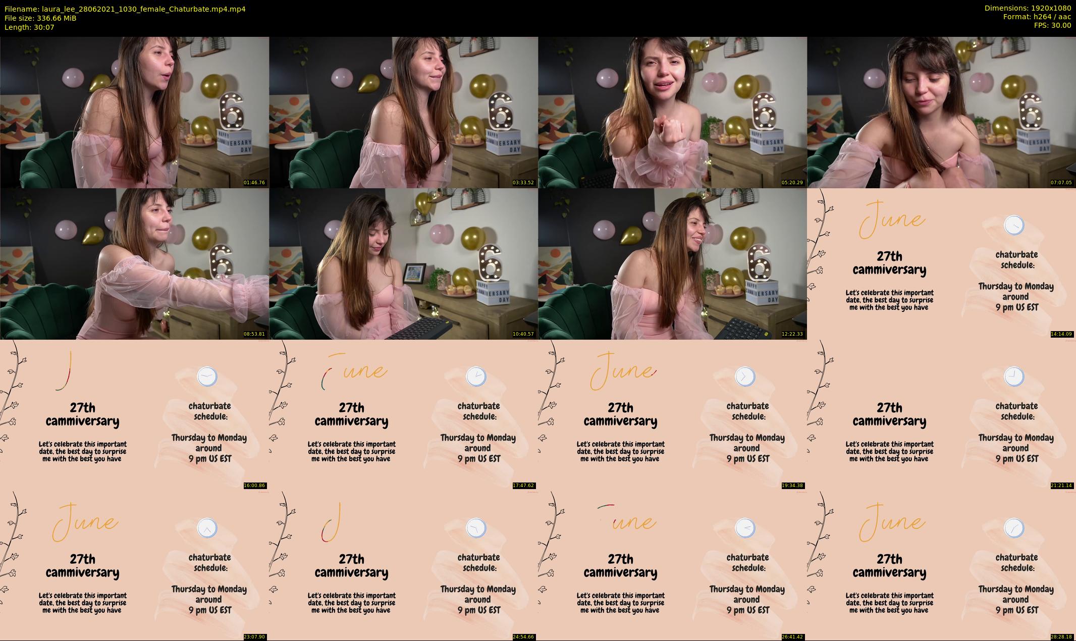 laura_lee — 31 minute Chaturbate female cam show recording, 1080p, Jun 28, 2021