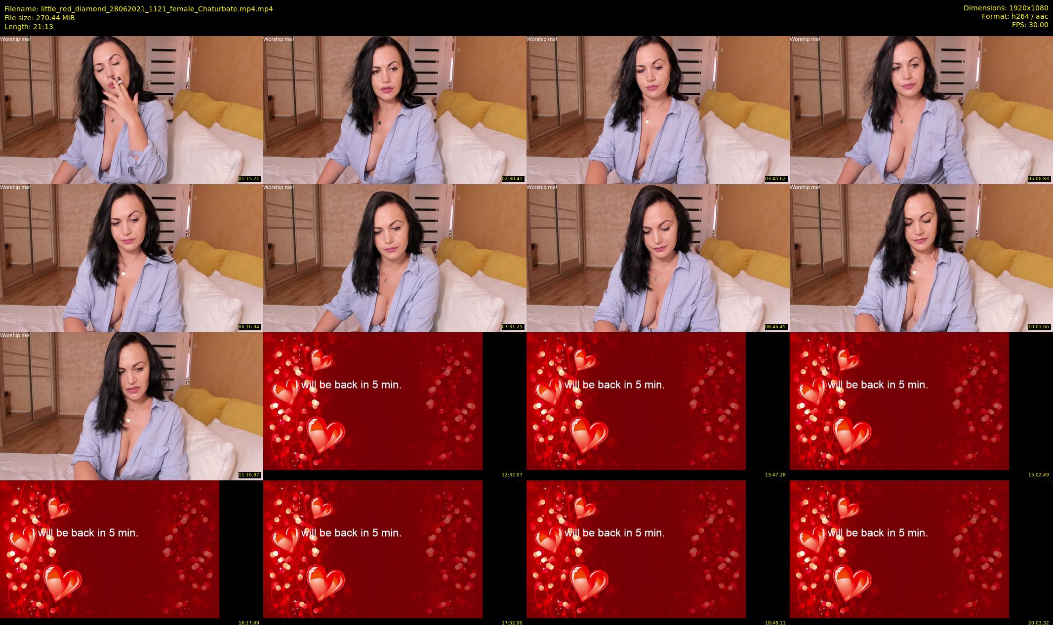 little_red_diamond — 22 minute Chaturbate female cam show recording, 1080p, Jun 28, 2021