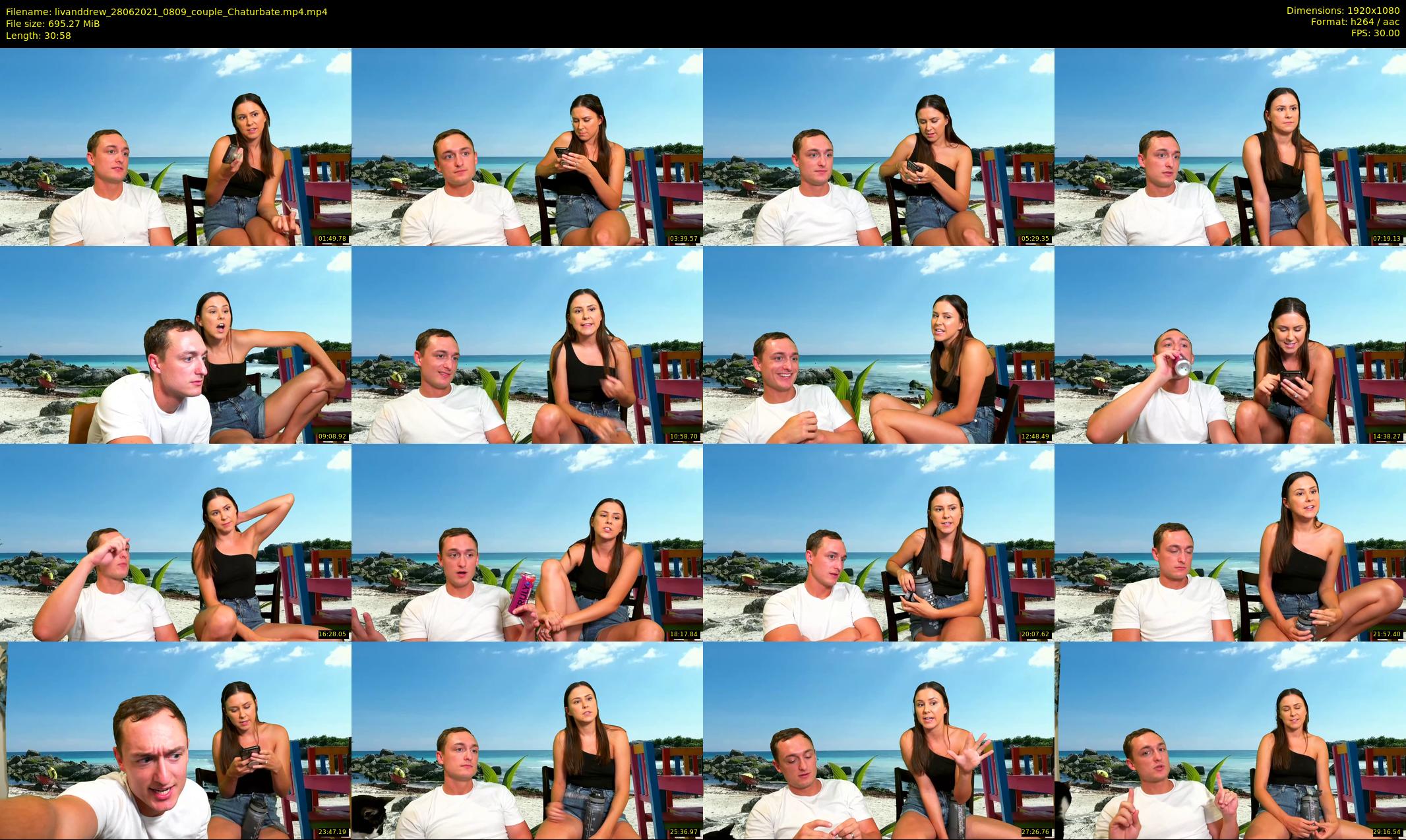 livanddrew — 31 minute Chaturbate couple cam show recording, 1080p, Jun 28, 2021