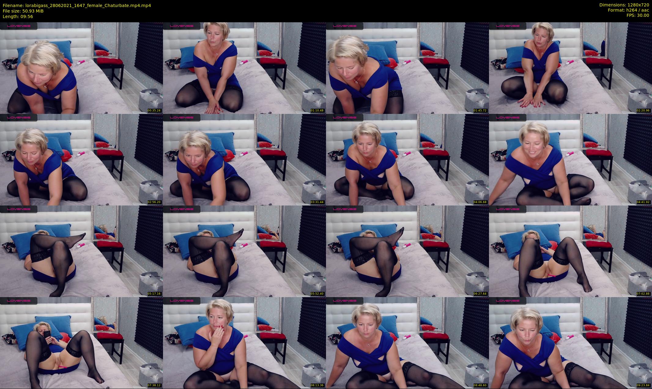 lorabigass — 10 minute Chaturbate female cam show recording, 720p, Jun 28, 2021