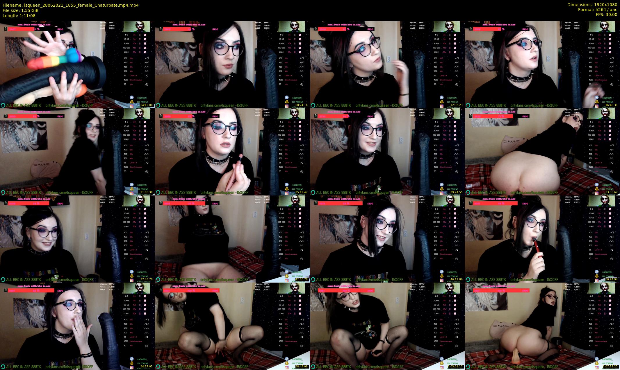 lsqueen — 72 minute Chaturbate female cam show recording, 1080p, Jun 28, 2021