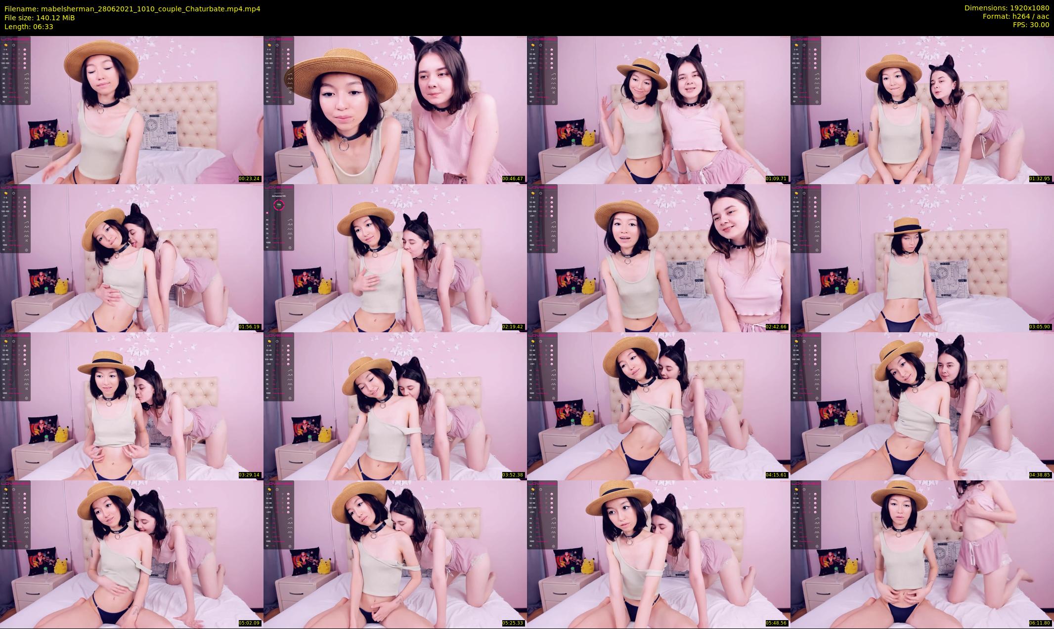 mabelsherman — 7 minute Chaturbate couple cam show recording, 1080p, Jun 28, 2021