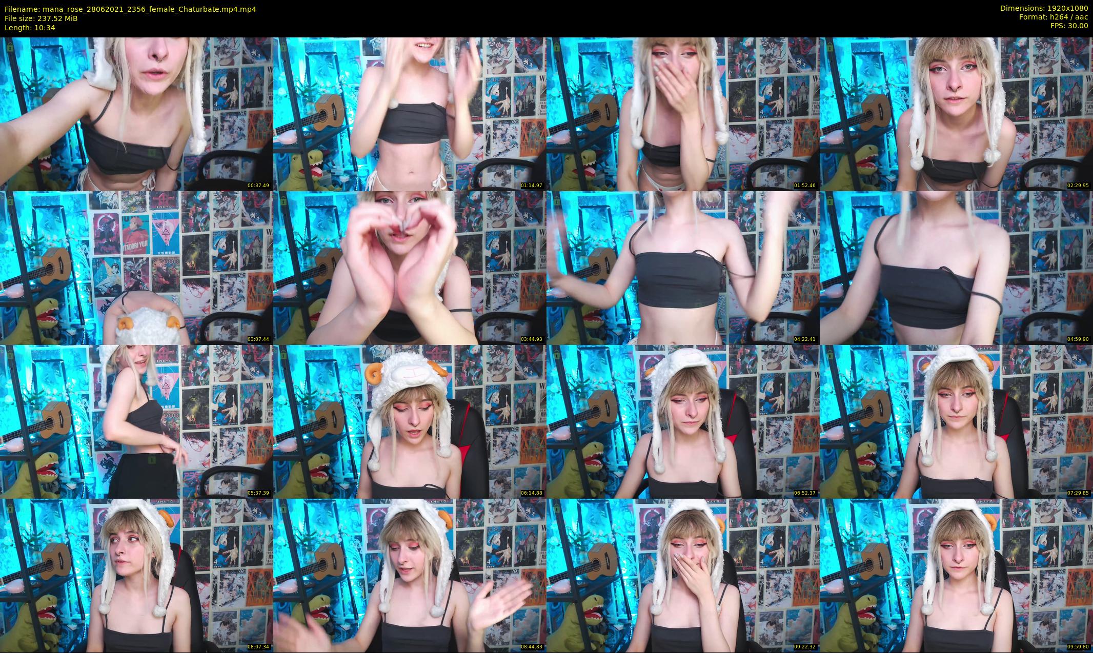 mana_rose — 11 minute Chaturbate female cam show recording, 1080p, Jun 28, 2021