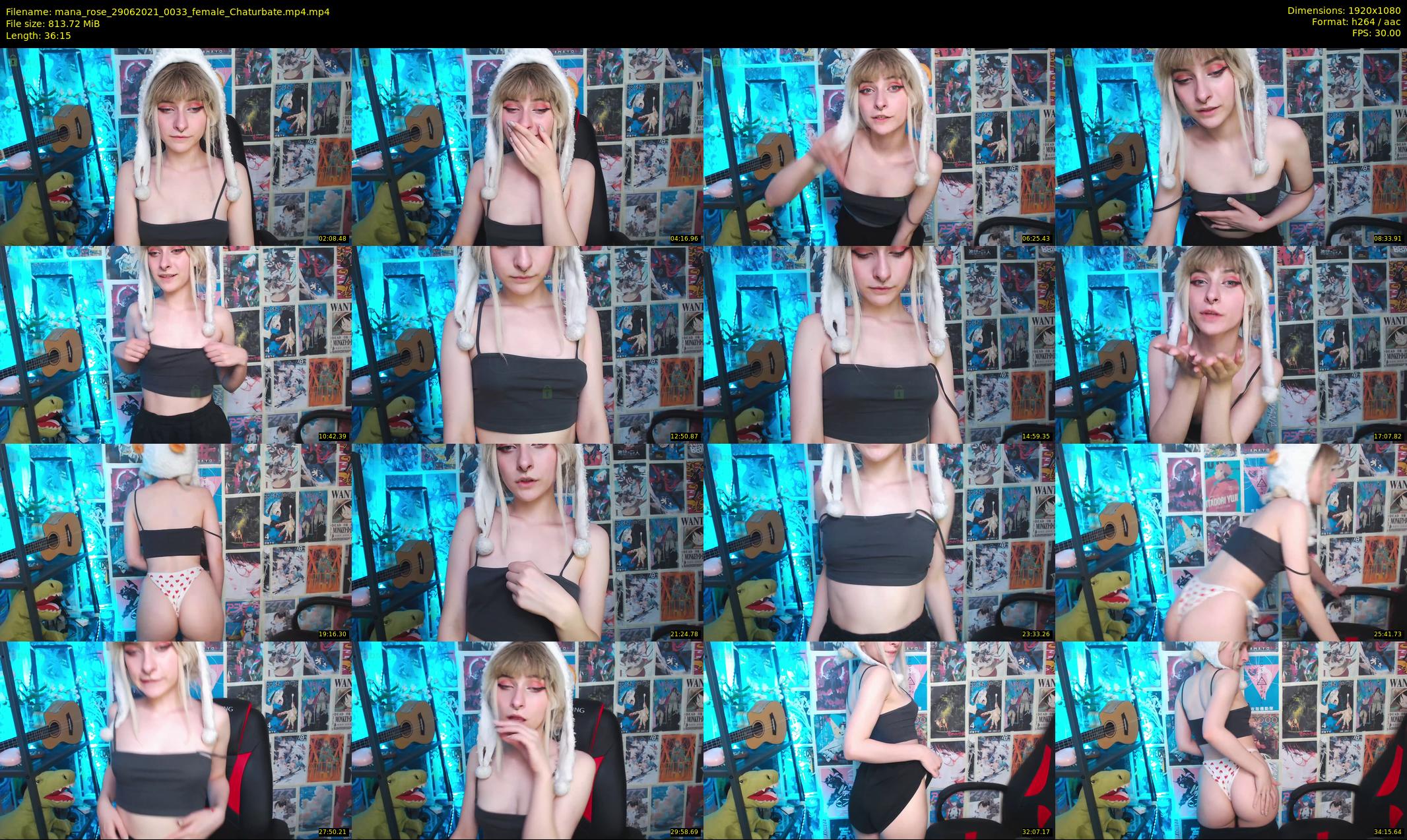 mana_rose — 37 minute Chaturbate female cam show recording, 1080p, Jun 29, 2021