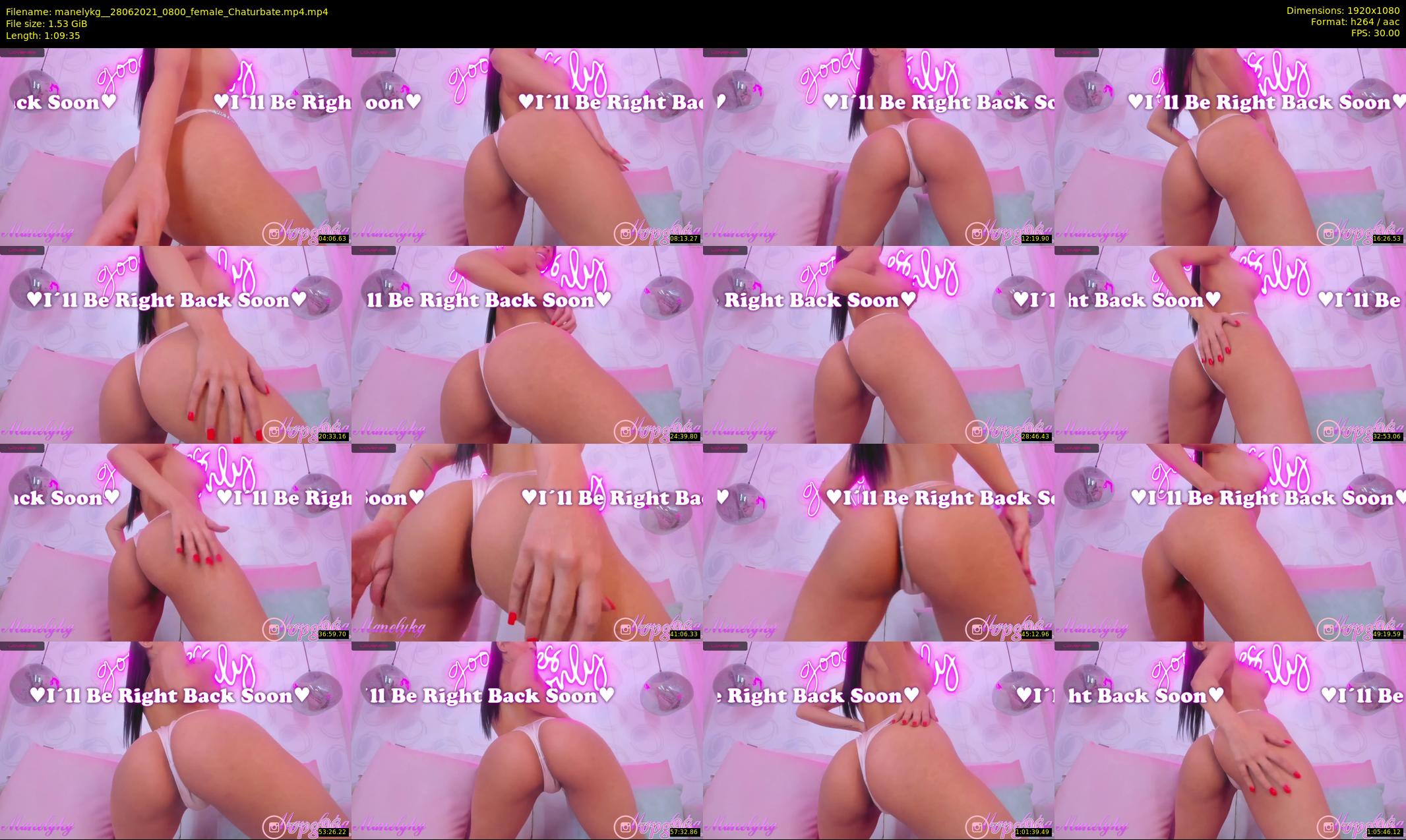 manelykg_ — 70 minute Chaturbate female cam show recording, 1080p, Jun 28, 2021