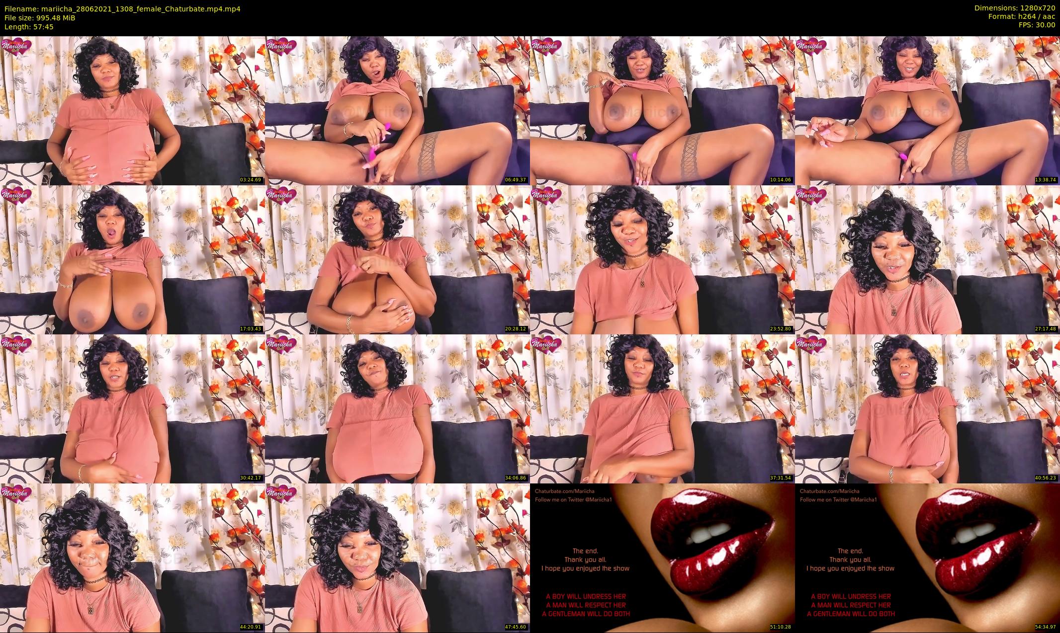 mariicha — 58 minute Chaturbate female cam show recording, 720p, Jun 28, 2021
