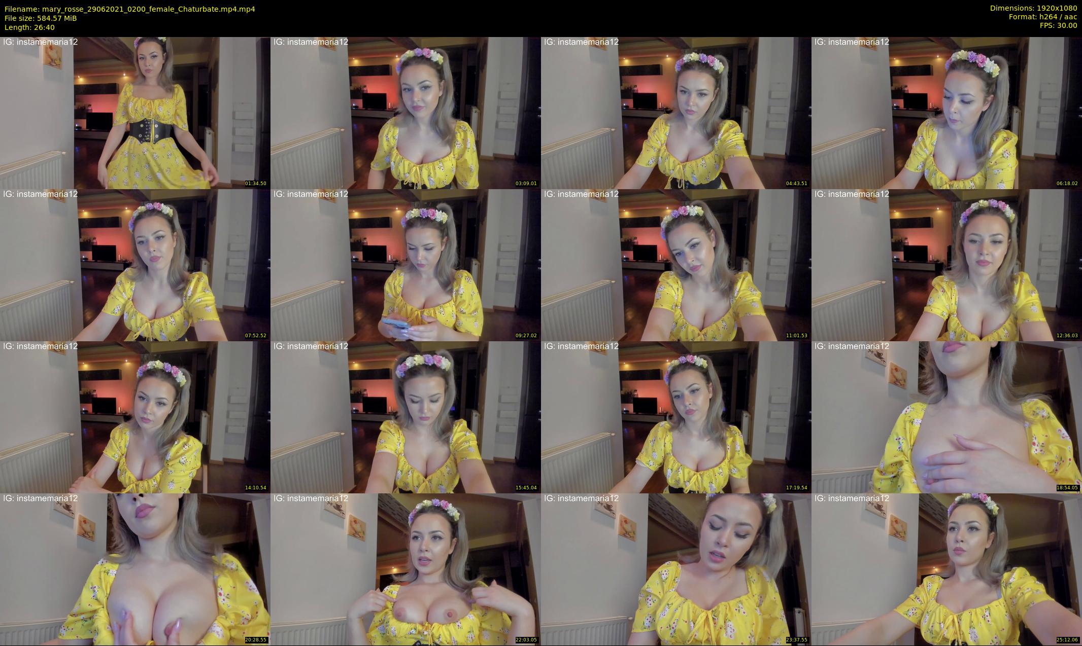 mary_rosse — 27 minute Chaturbate couple cam show recording, 1080p, Jun 29, 2021