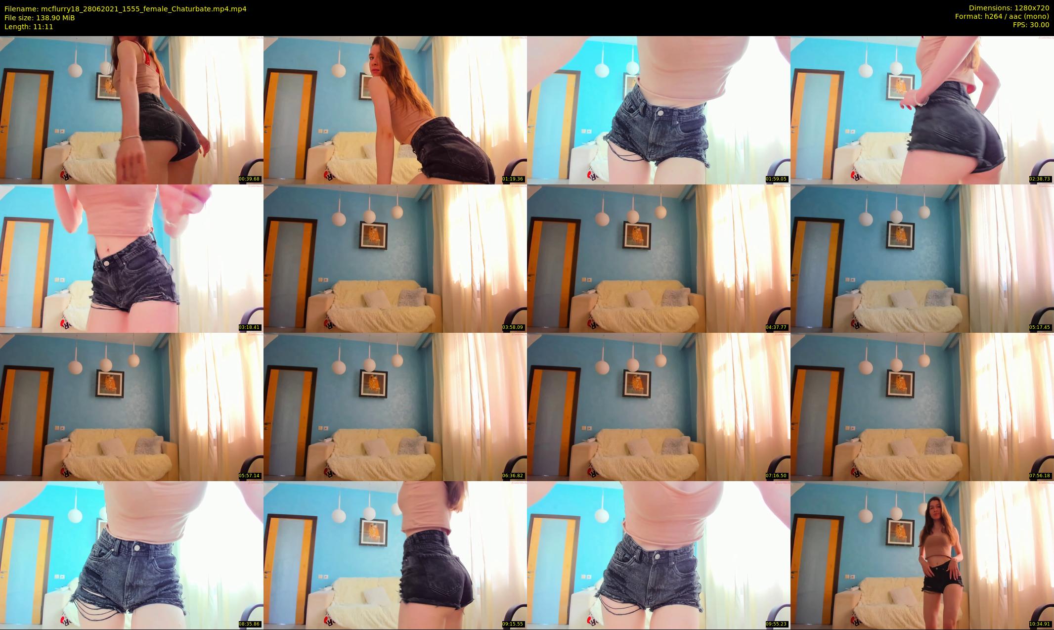 mcflurry18 — 12 minute Chaturbate female cam show recording, 720p, Jun 28, 2021
