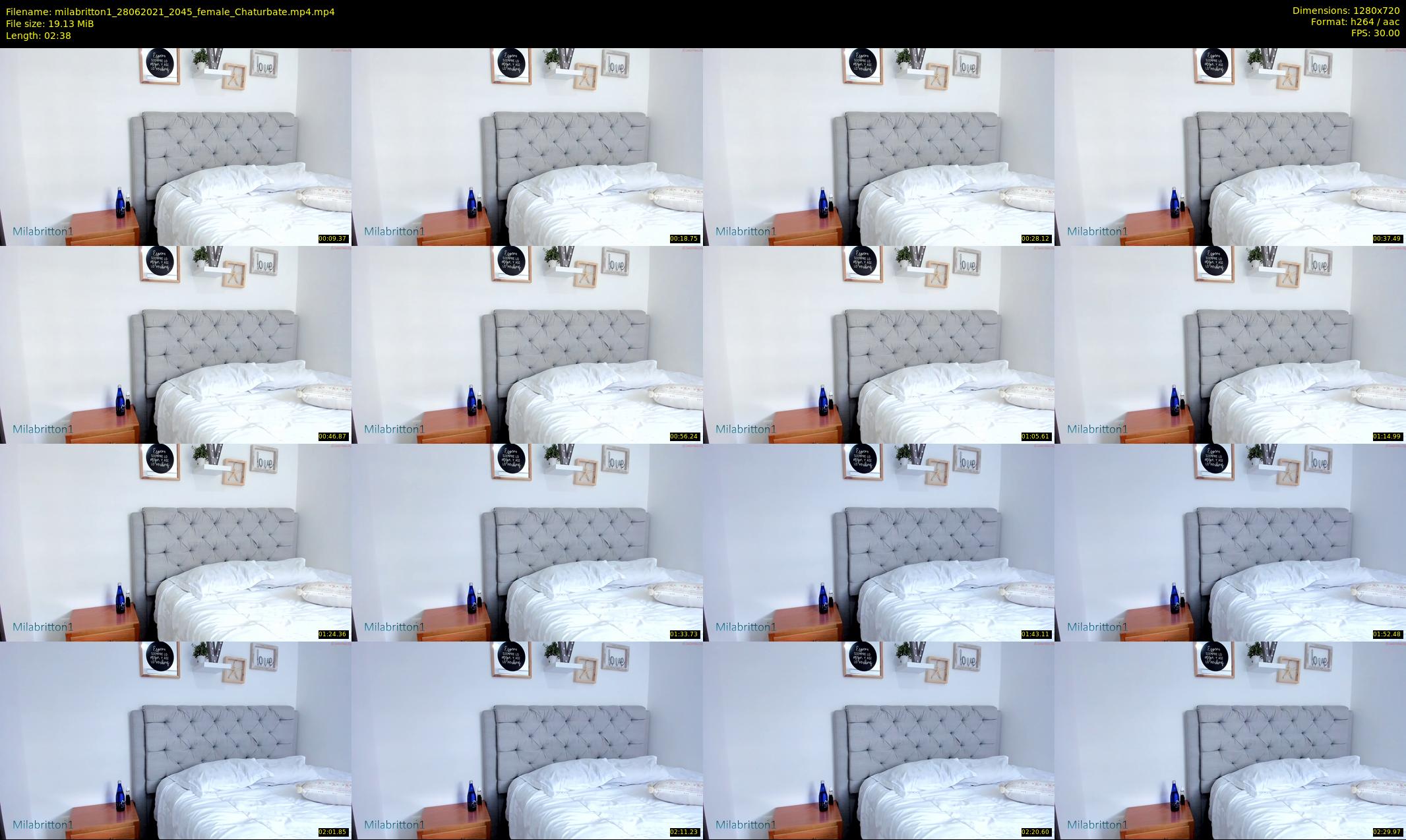 milabritton1 — 3 minute Chaturbate female cam show recording, 720p, Jun 28, 2021