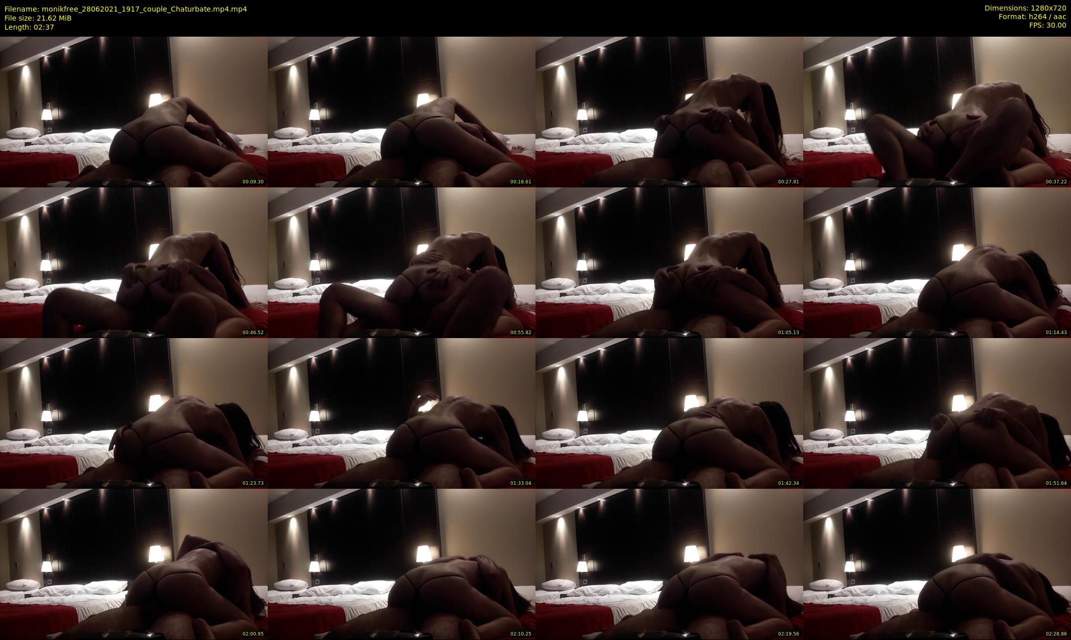 monikfree — 3 minute Chaturbate couple cam show recording, 720p, Jun 28, 2021