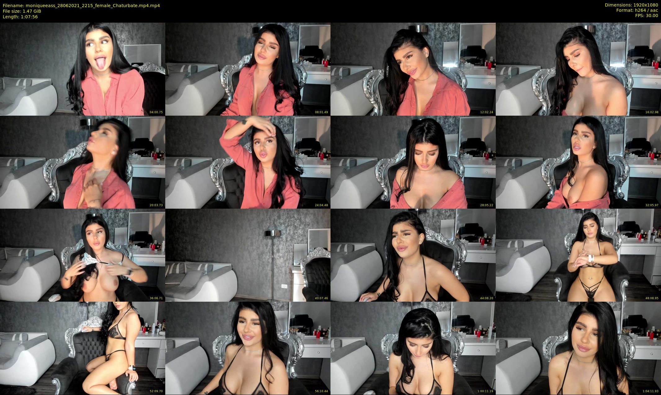 moniqueeass — 68 minute Chaturbate female cam show recording, 1080p, Jun 28, 2021
