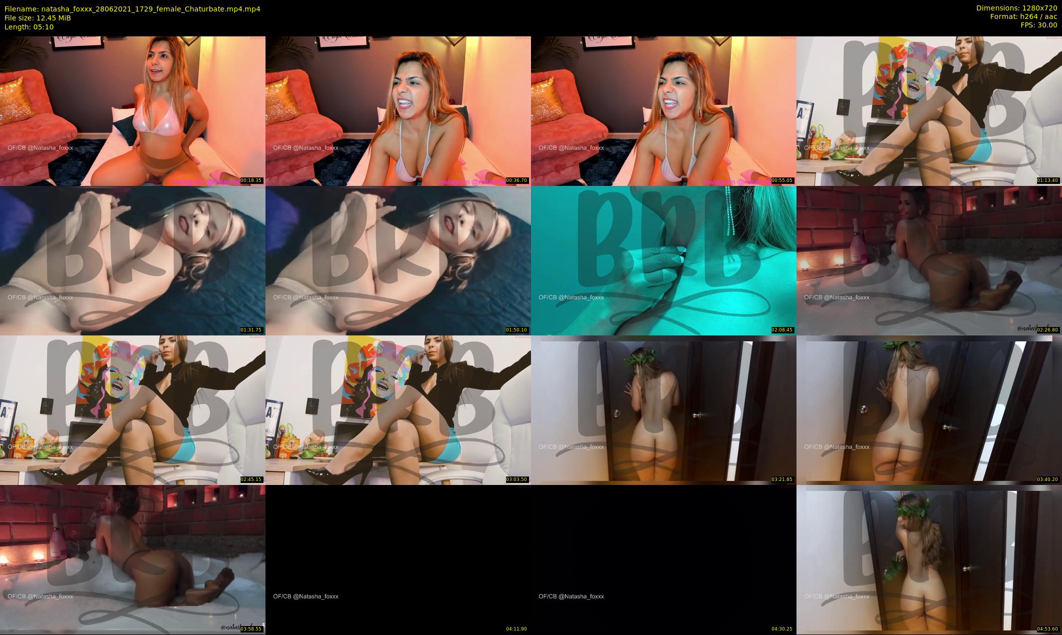 natasha_foxxx — 6 minute Chaturbate female cam show recording, 720p, Jun 28, 2021