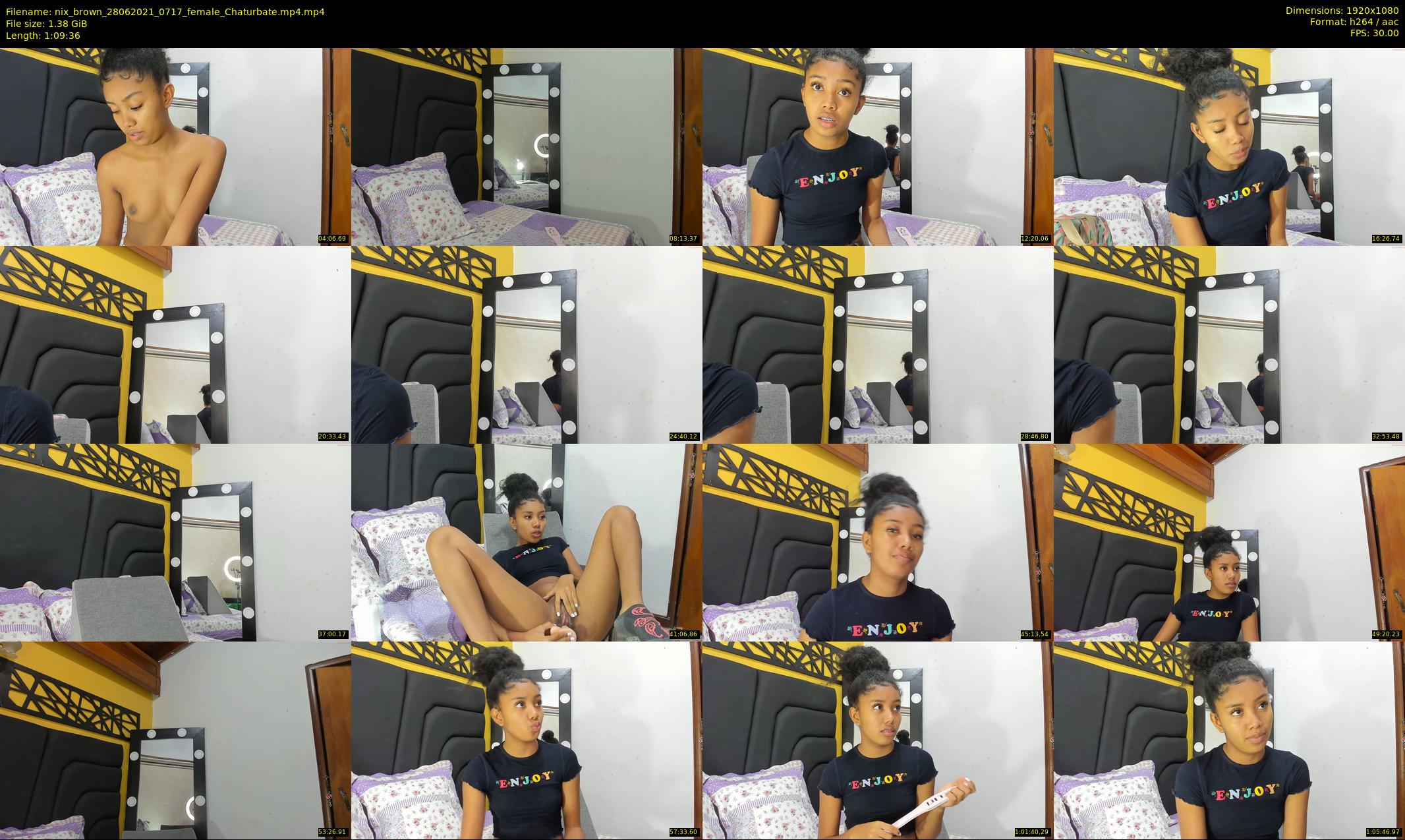 nix_brown — 70 minute Chaturbate female cam show recording, 1080p, Jun 28, 2021