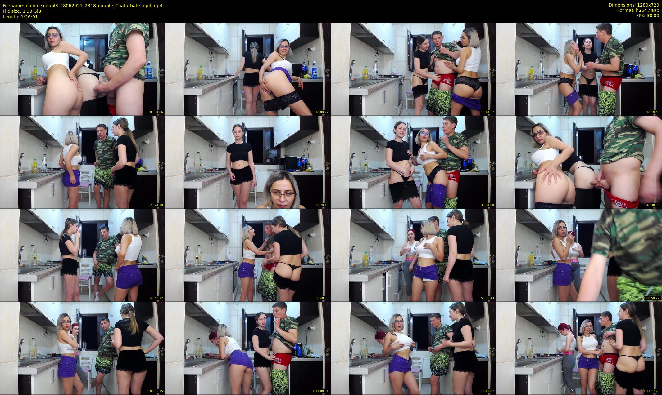 nolimitscoupl3 — 87 minute Chaturbate couple cam show recording, 720p, Jun 28, 2021