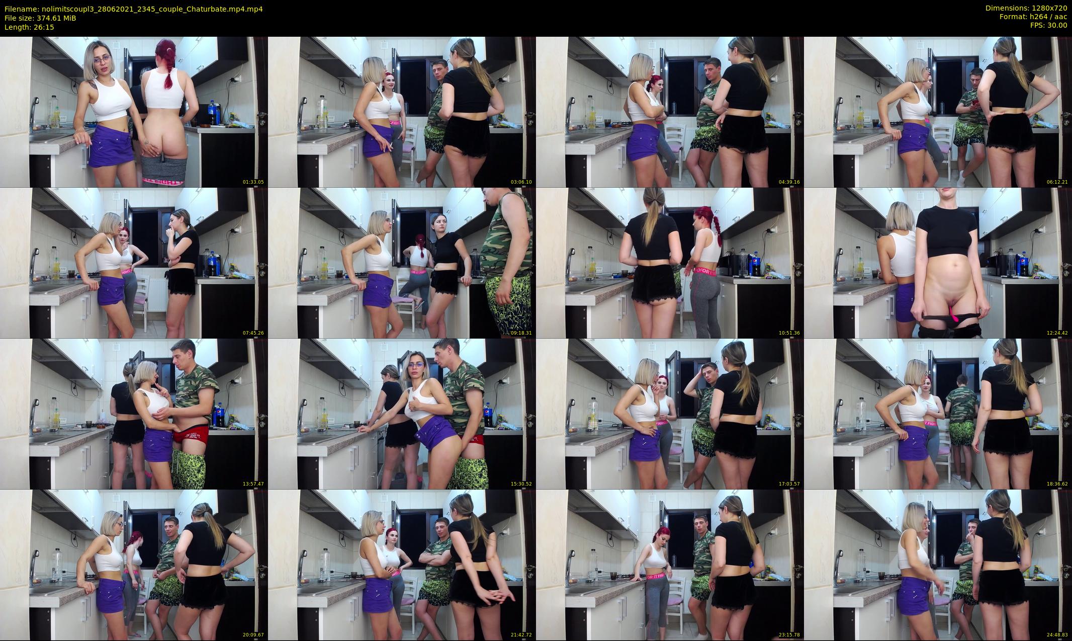 nolimitscoupl3 — 27 minute Chaturbate couple cam show recording, 720p, Jun 28, 2021