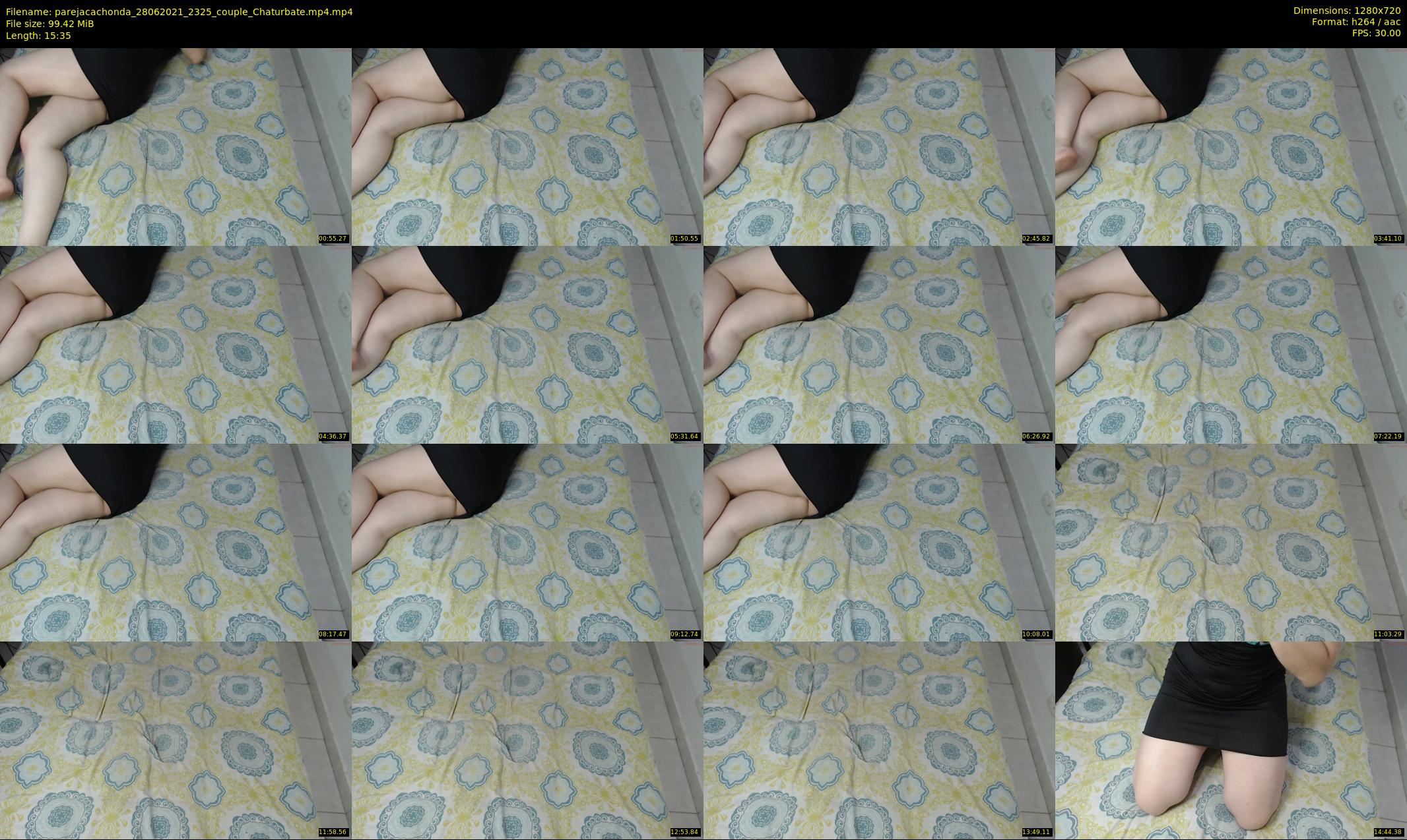 parejacachonda — 16 minute Chaturbate couple cam show recording, 720p, Jun 28, 2021