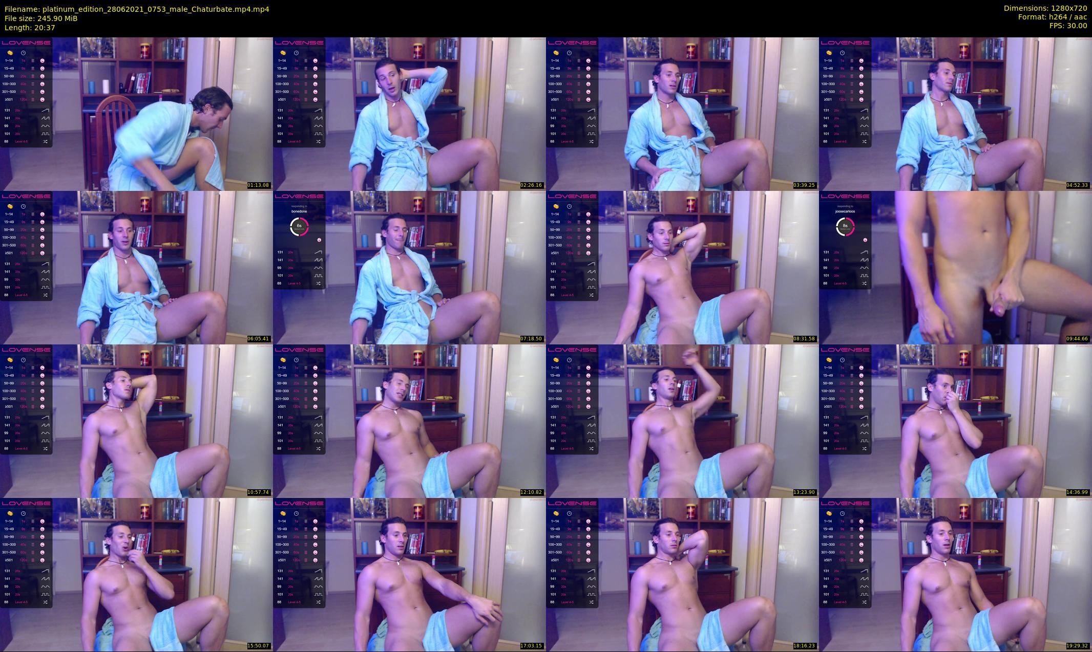 platinum_edition — 21 minute Chaturbate male cam show recording, 720p, Jun 28, 2021