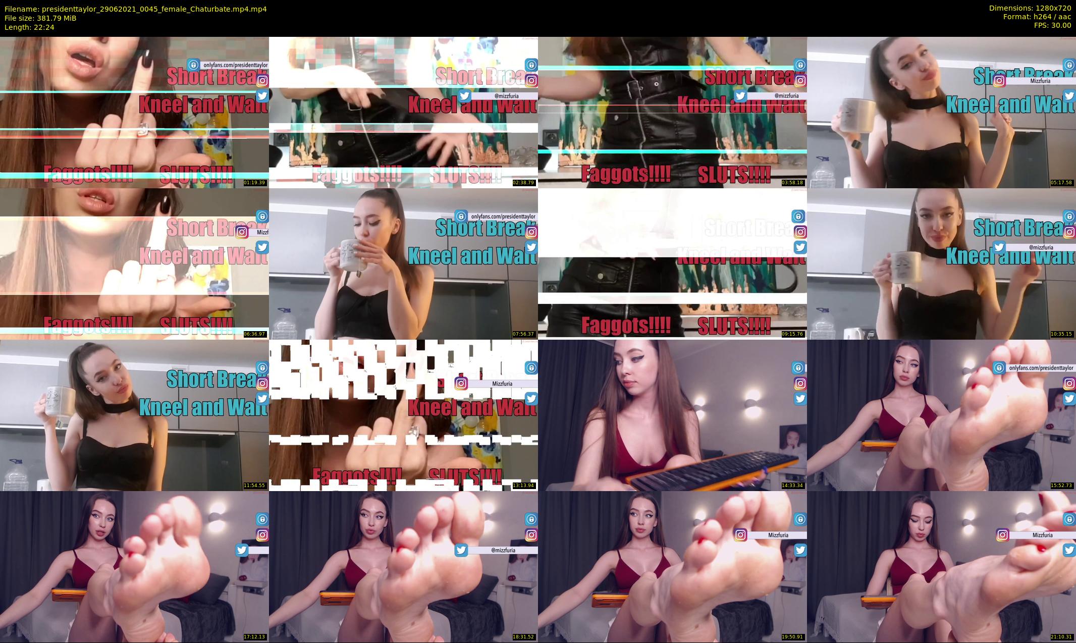 presidenttaylor — 23 minute Chaturbate female cam show recording, 720p, Jun 29, 2021