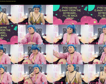 pyrowayne — 78 minute Chaturbate female cam show recording, 1080p, Jun 29, 2021