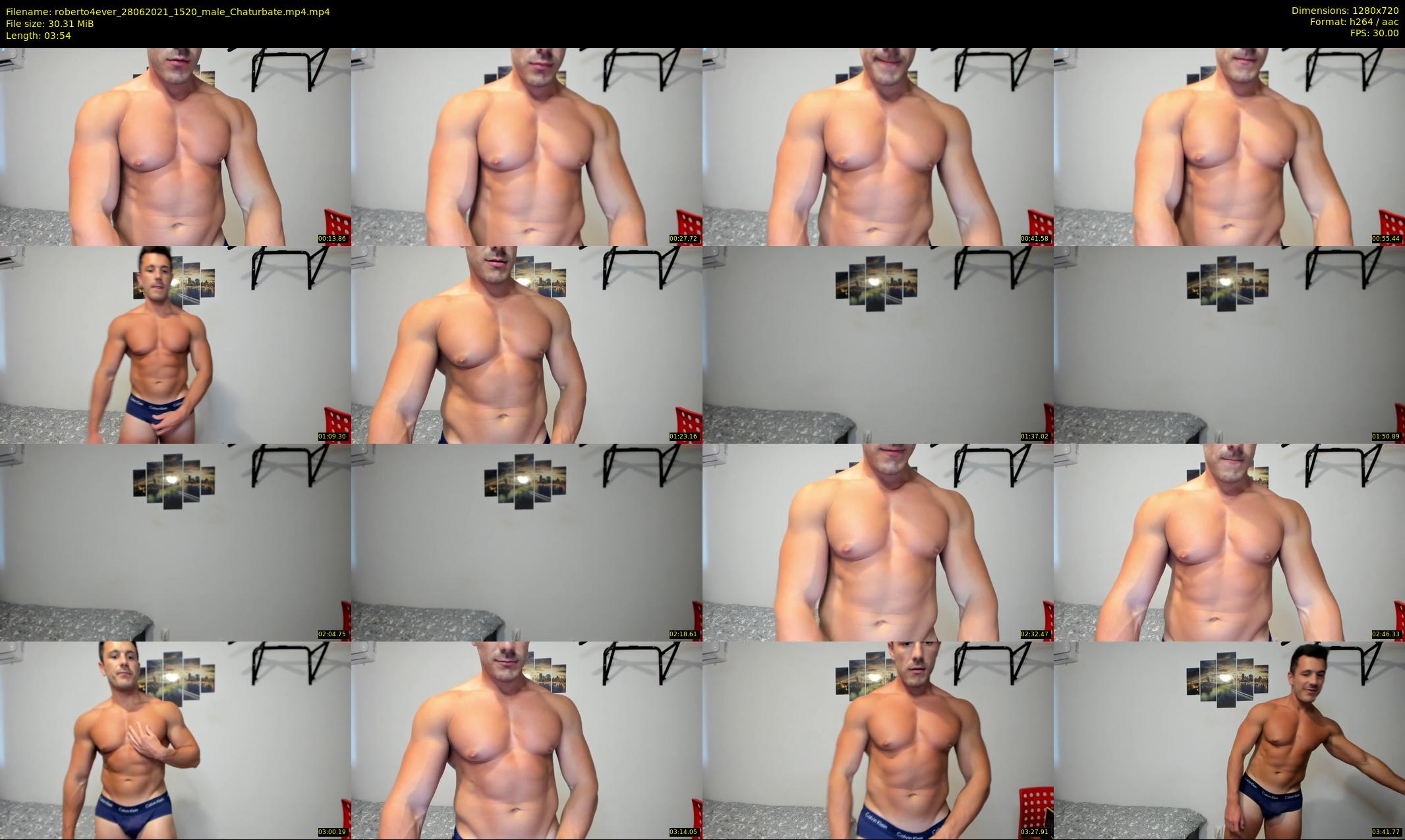 roberto4ever — 4 minute Chaturbate male cam show recording, 720p, Jun 28, 2021