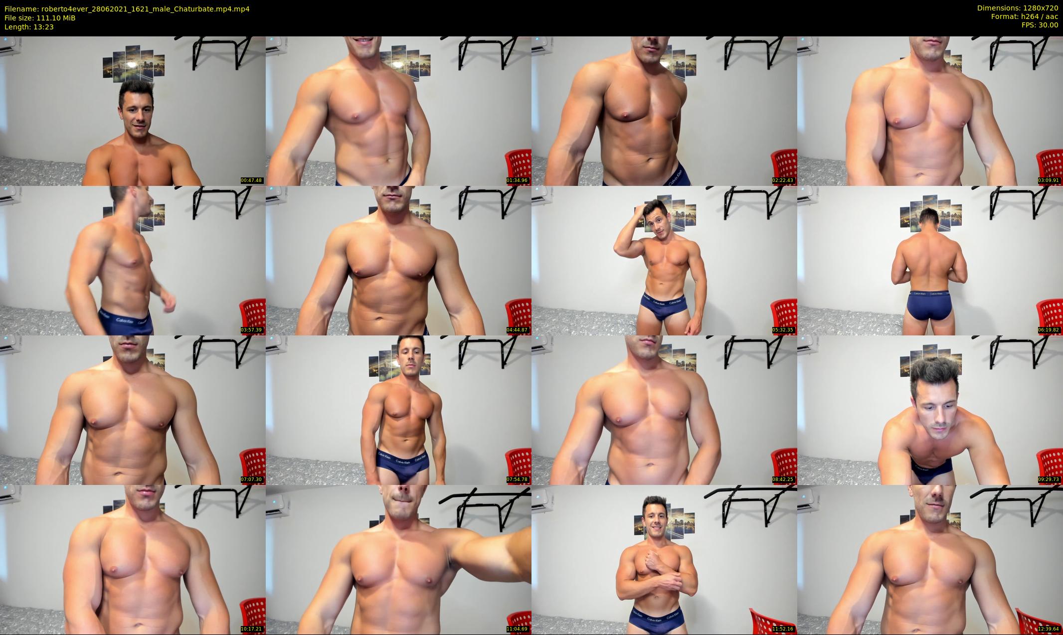 roberto4ever — 14 minute Chaturbate male cam show recording, 720p, Jun 28, 2021