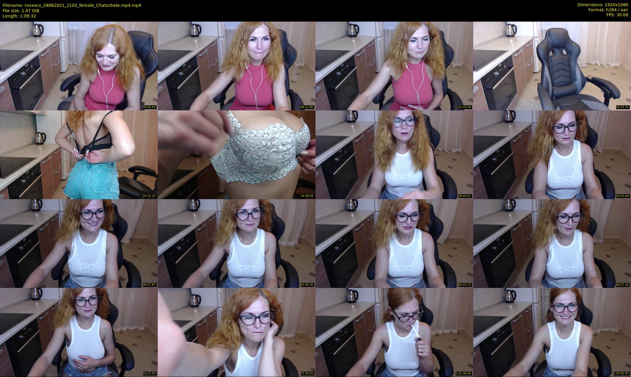 roxxxco — 70 minute Chaturbate female cam show recording, 1080p, Jun 28, 2021