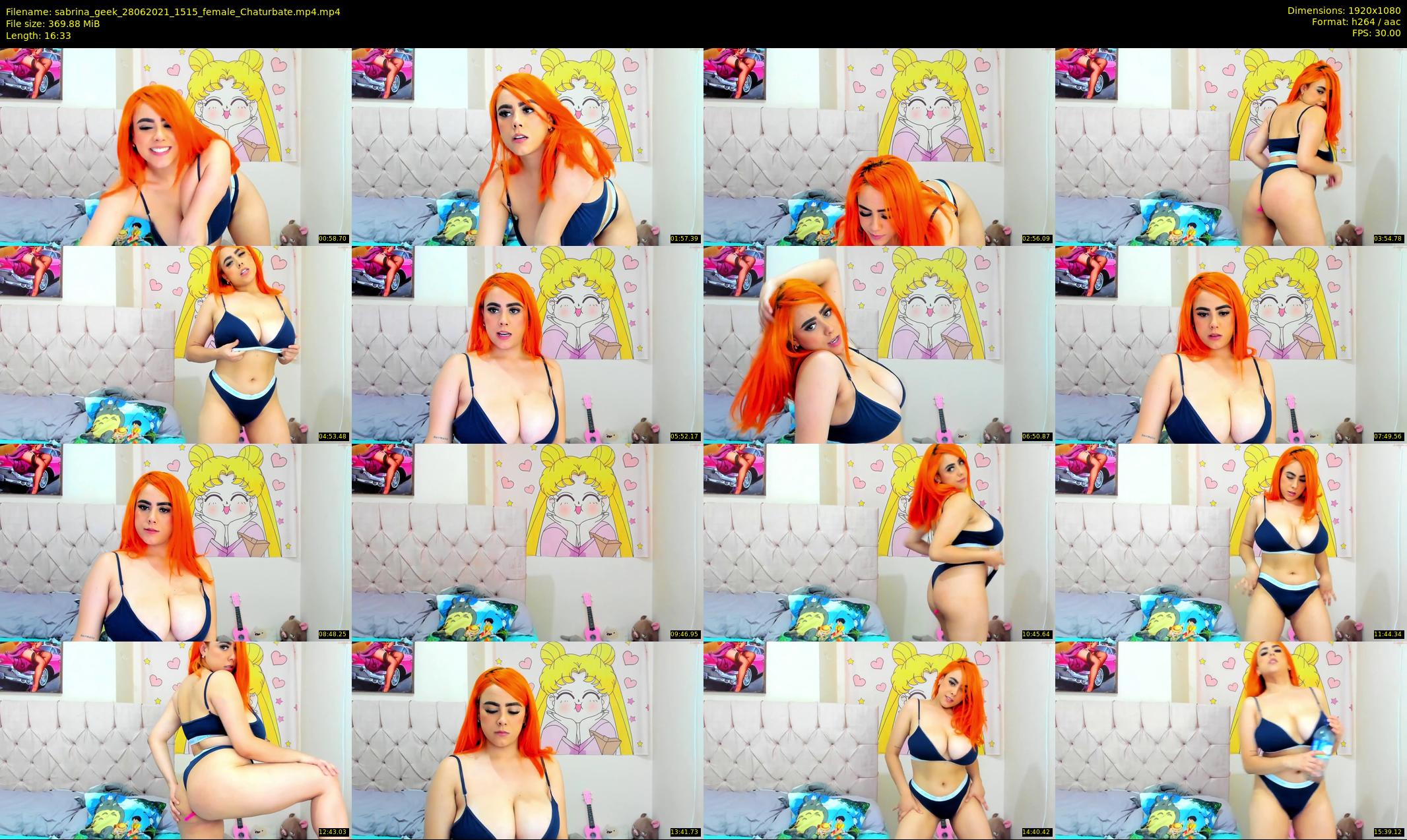 sabrina_geek — 17 minute Chaturbate female cam show recording, 1080p, Jun 28, 2021