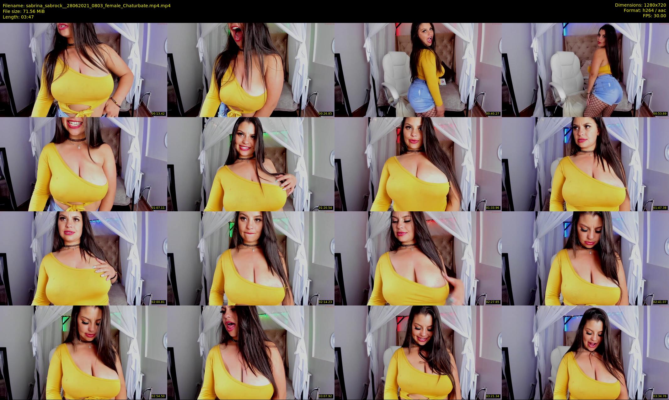 sabrina_sabrock_ — 4 minute Chaturbate female cam show recording, 720p, Jun 28, 2021