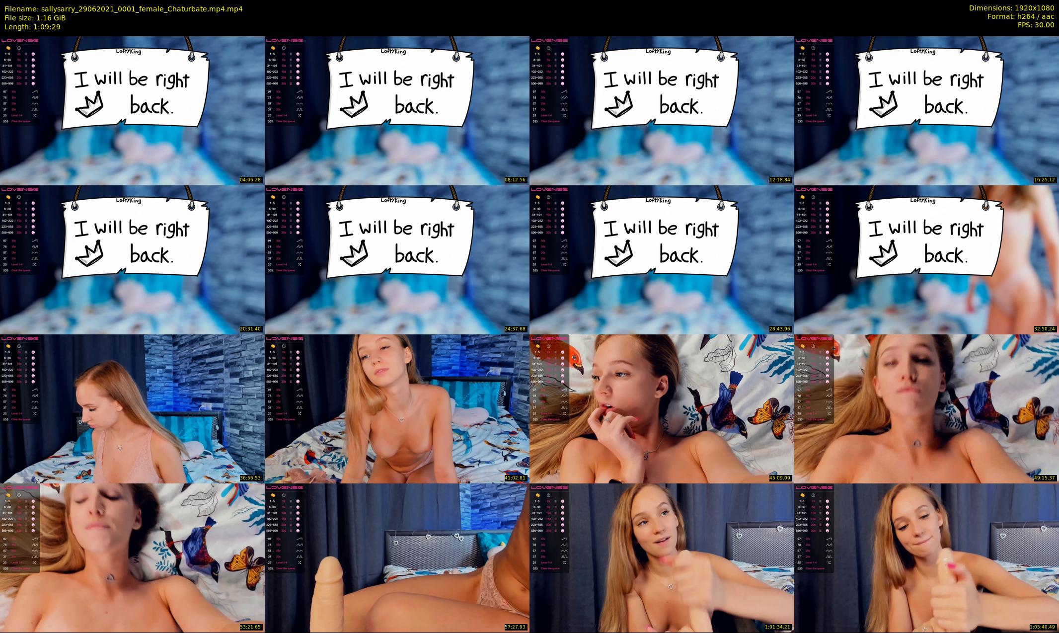 sallysarry — 70 minute Chaturbate couple cam show recording, 1080p, Jun 29, 2021